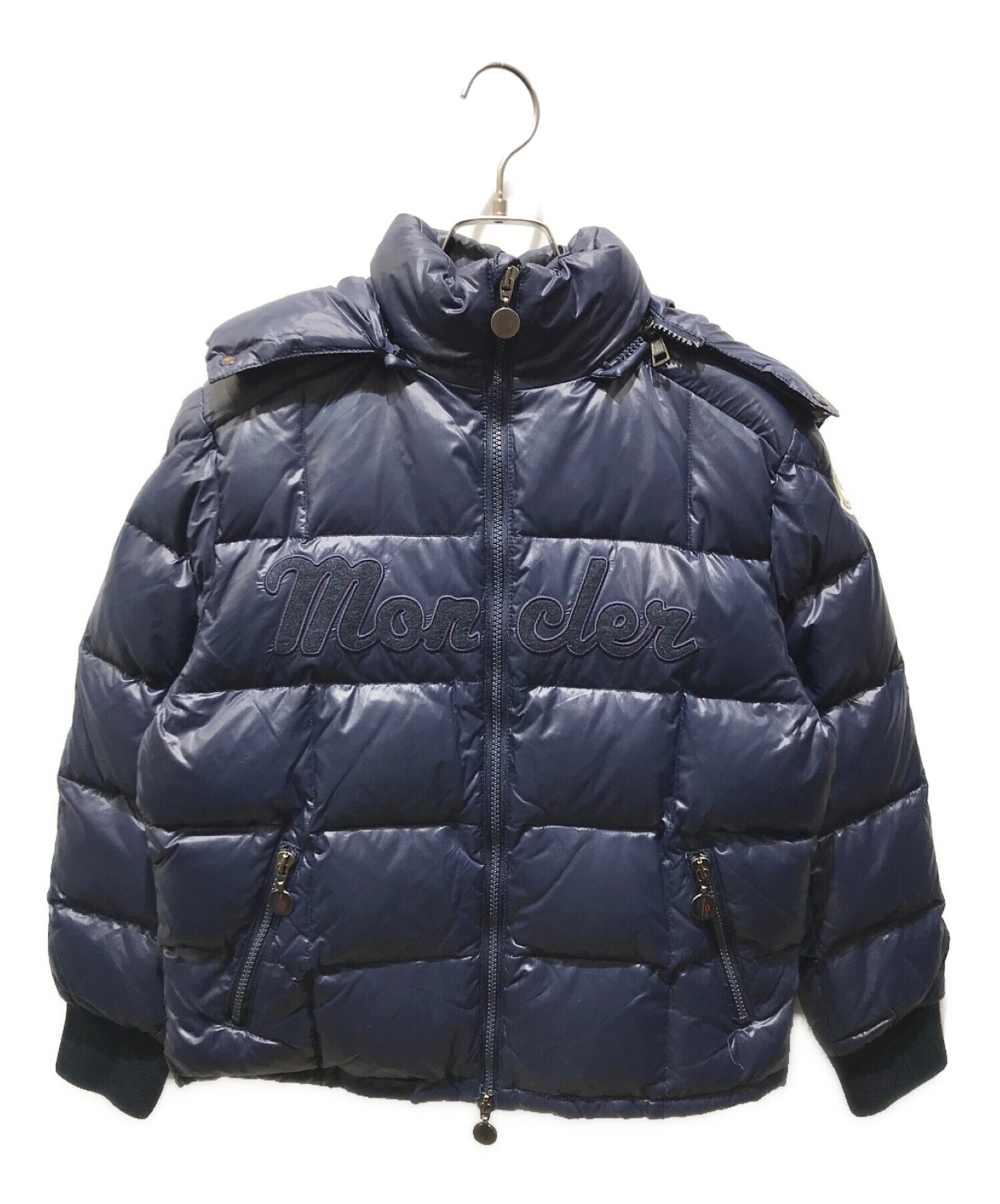 中古・古着通販】MONCLER (モンクレール) ダウンジャケット ネイビー