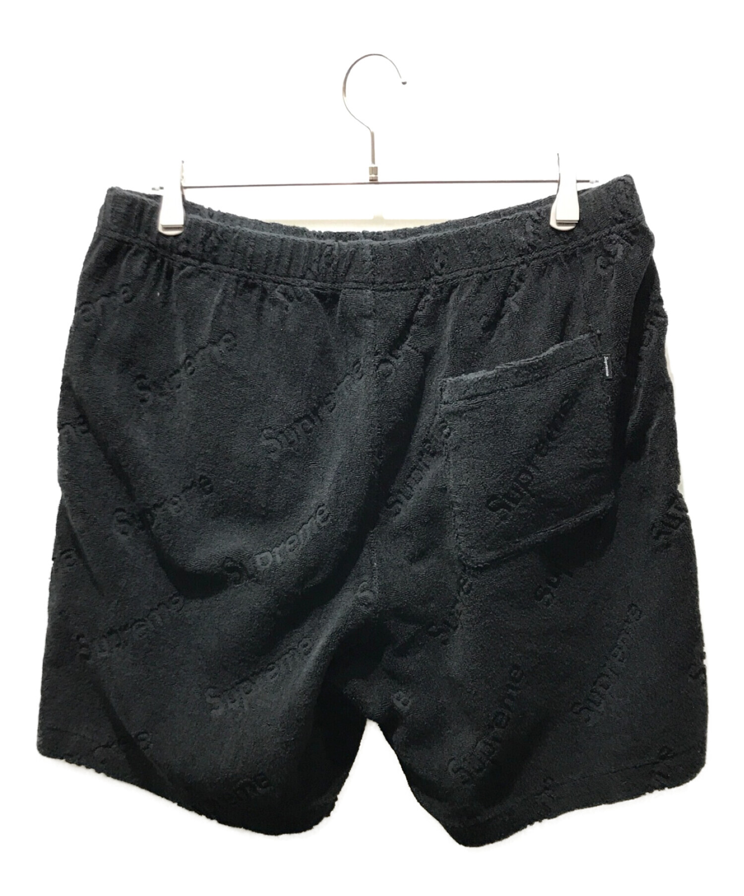 SUPREME (シュプリーム) Terry Jacquard Logo Short ブラック サイズ:M