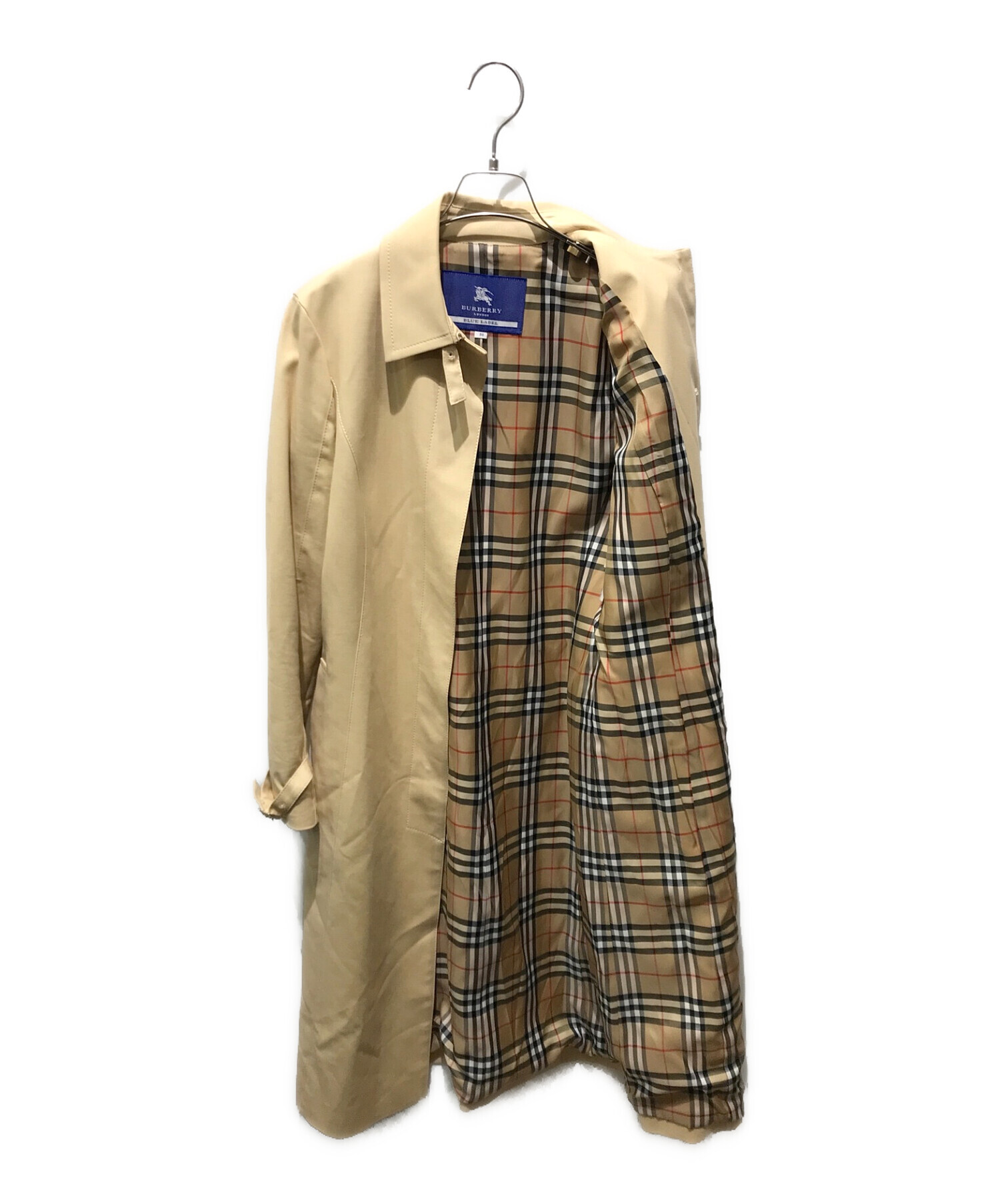 BURBERRY BLUE LABEL (バーバリーブルーレーベル) ステンカラーコート ベージュ サイズ:38