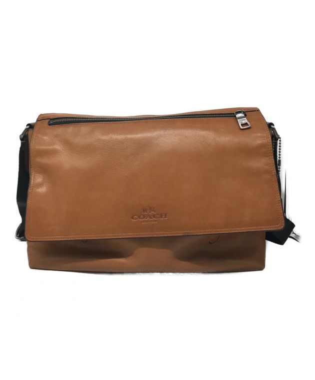 中古・古着通販】COACH (コーチ) レザーショルダーバッグ 71642