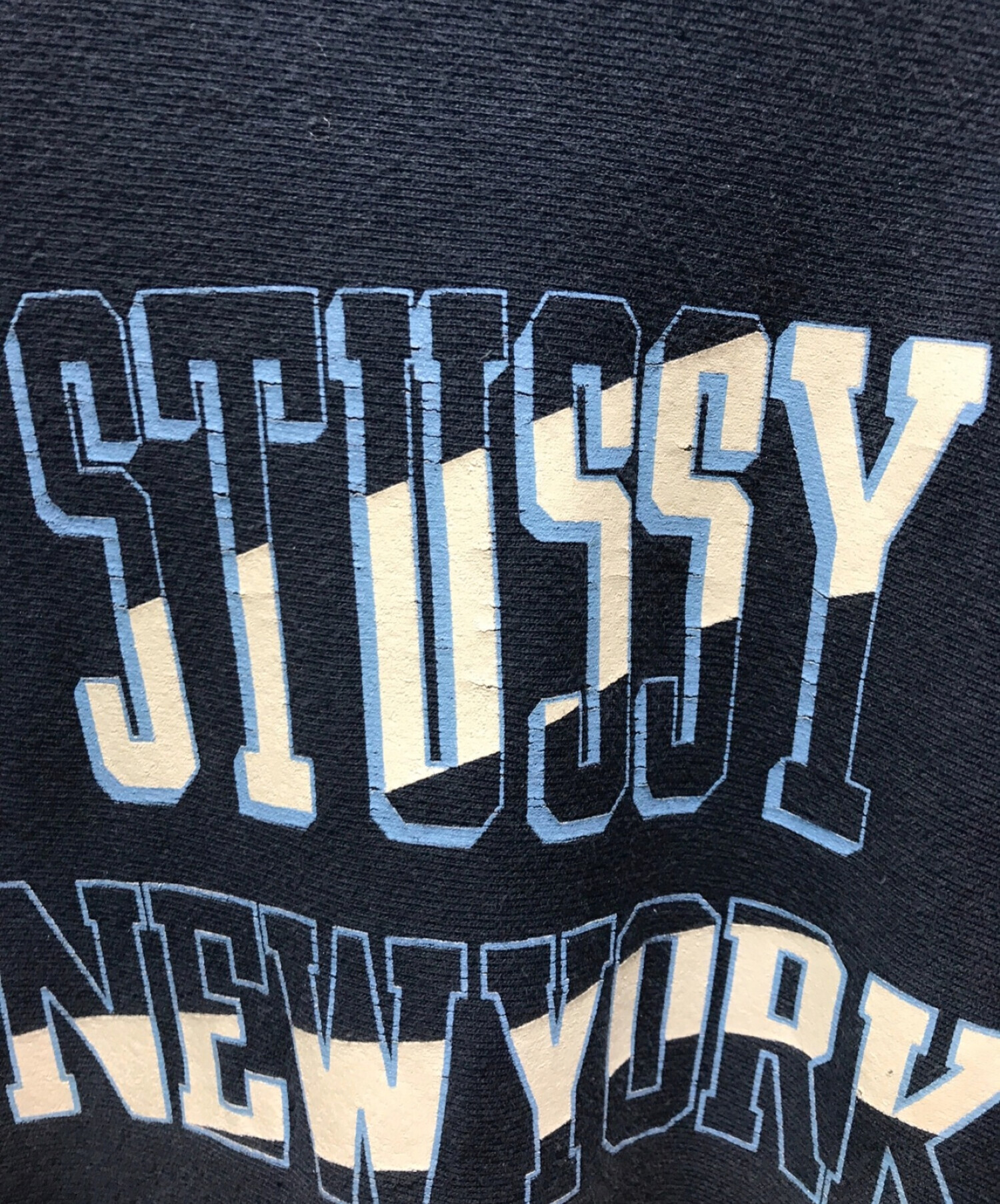 ネット公式店 90s NEWYORK限定 stussy チャンピオン 刺繍タグ 
