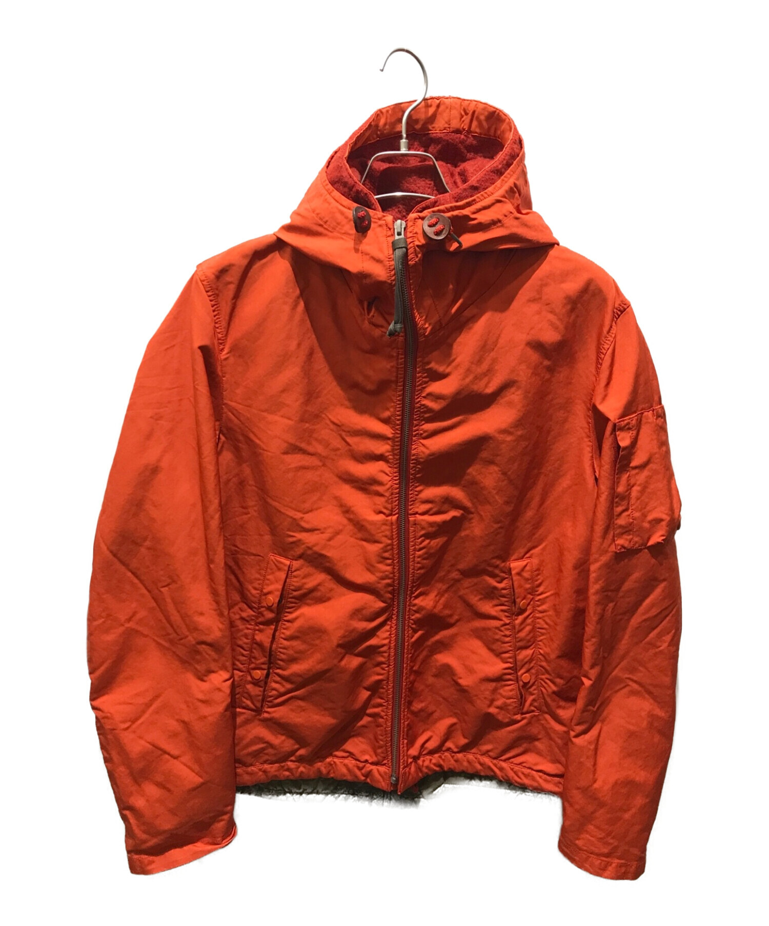 C.P COMPANY (シーピーカンパニー) レイヤードジャケット オレンジ×ブラウン サイズ:48