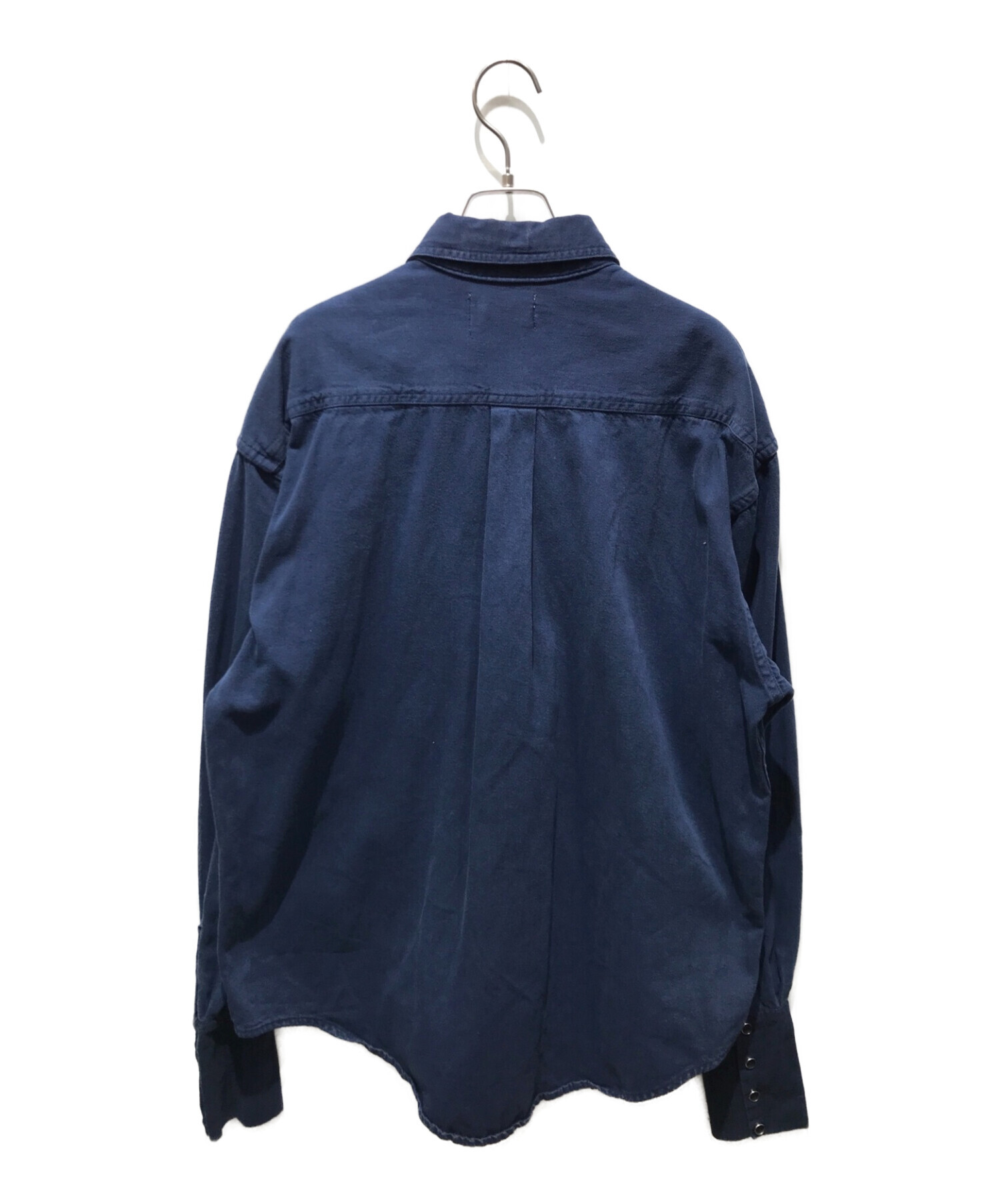 77circa (ナナナナサーカ) リメイクシャツ ブルー サイズ:記載無しの為実寸参照