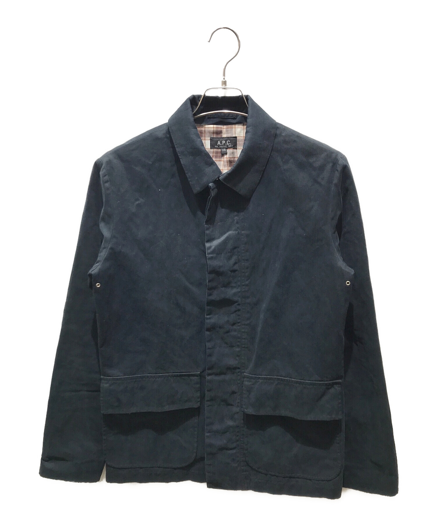 中古・古着通販】A.P.C. (アーペーセー) ワークジャケット ネイビー ...