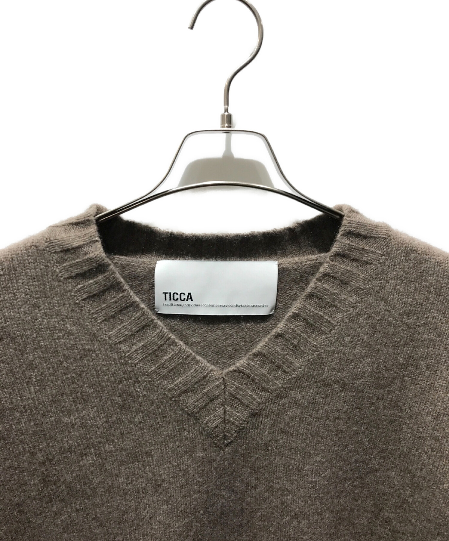 中古・古着通販】ticca (ティッカ) YAK WOOL KNIT 16AW-309-02