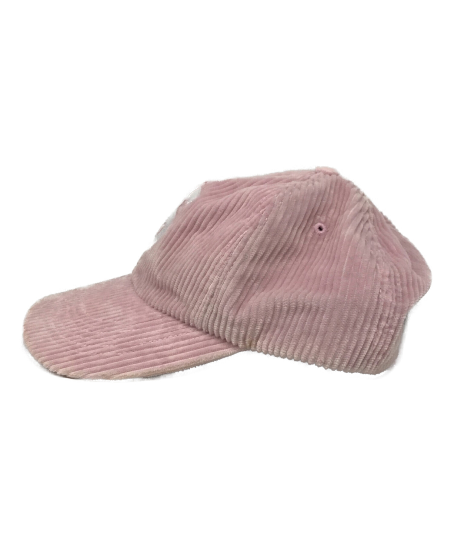 SUPREME (シュプリーム) Corduroy S Logo 6-Panel Cap ピンク