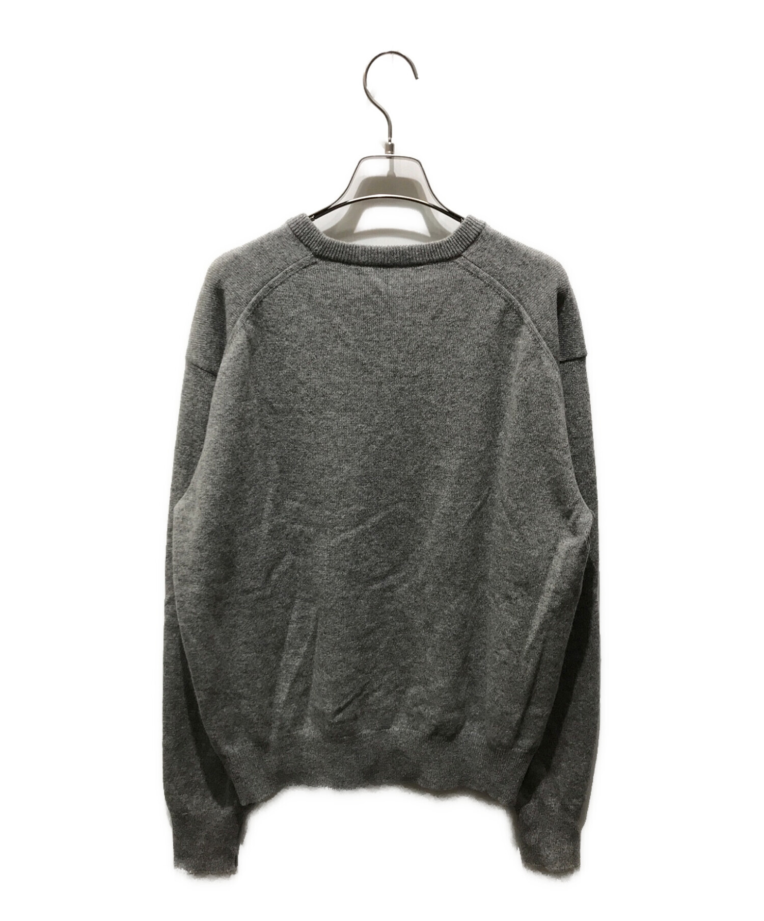 L'appartement (アパルトモン) Cashmere C/N Poncho Knit　22-080-560-1024-3-0 グレー  サイズ:記載無しの為実寸参照