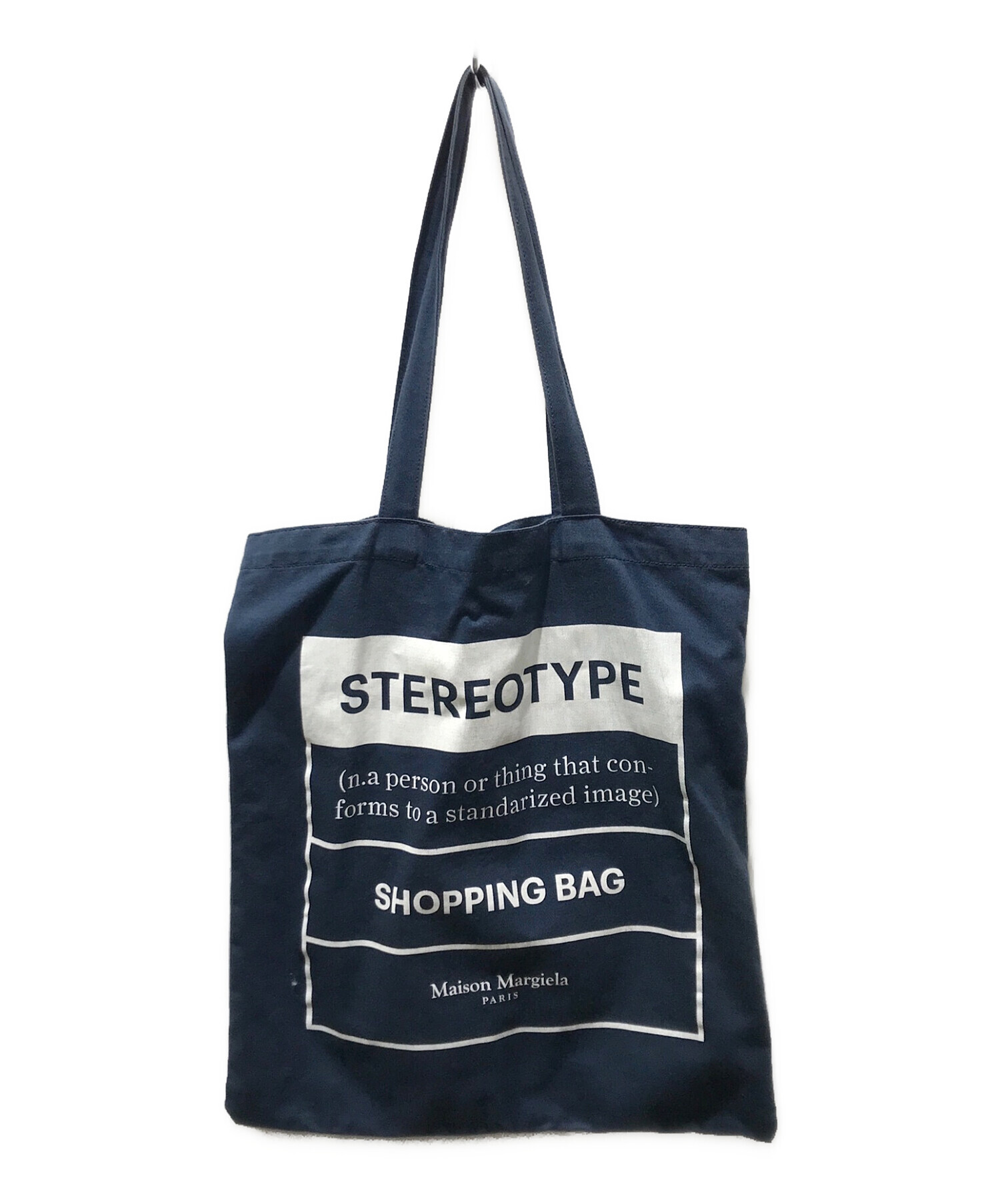 Maison Margiela (メゾンマルジェラ) STEREOTYPE SHOPPING BAG ネイビー