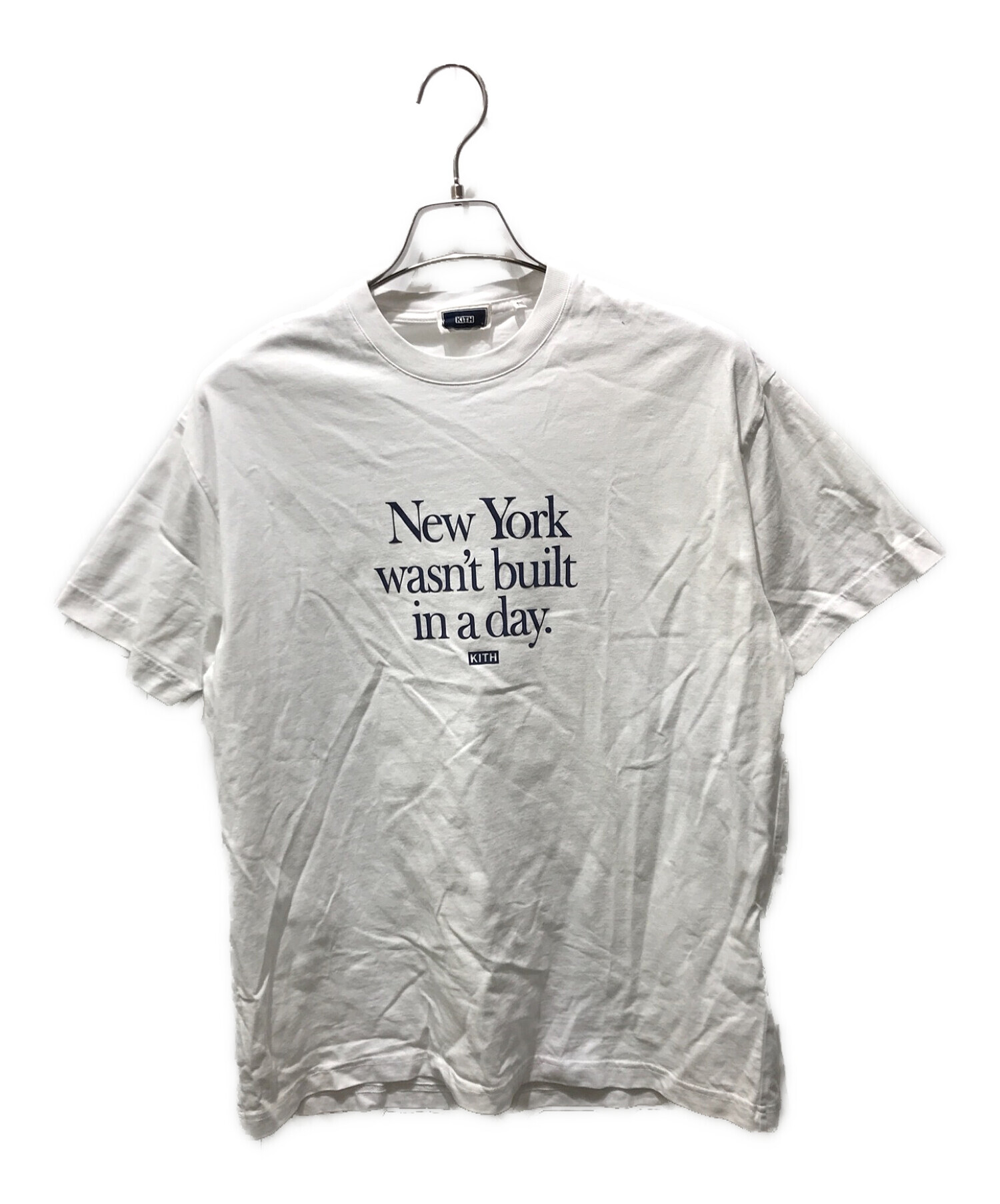 KITH (キス) プリントTシャツ　New York Wasn’t Built In A Day ホワイト サイズ:S