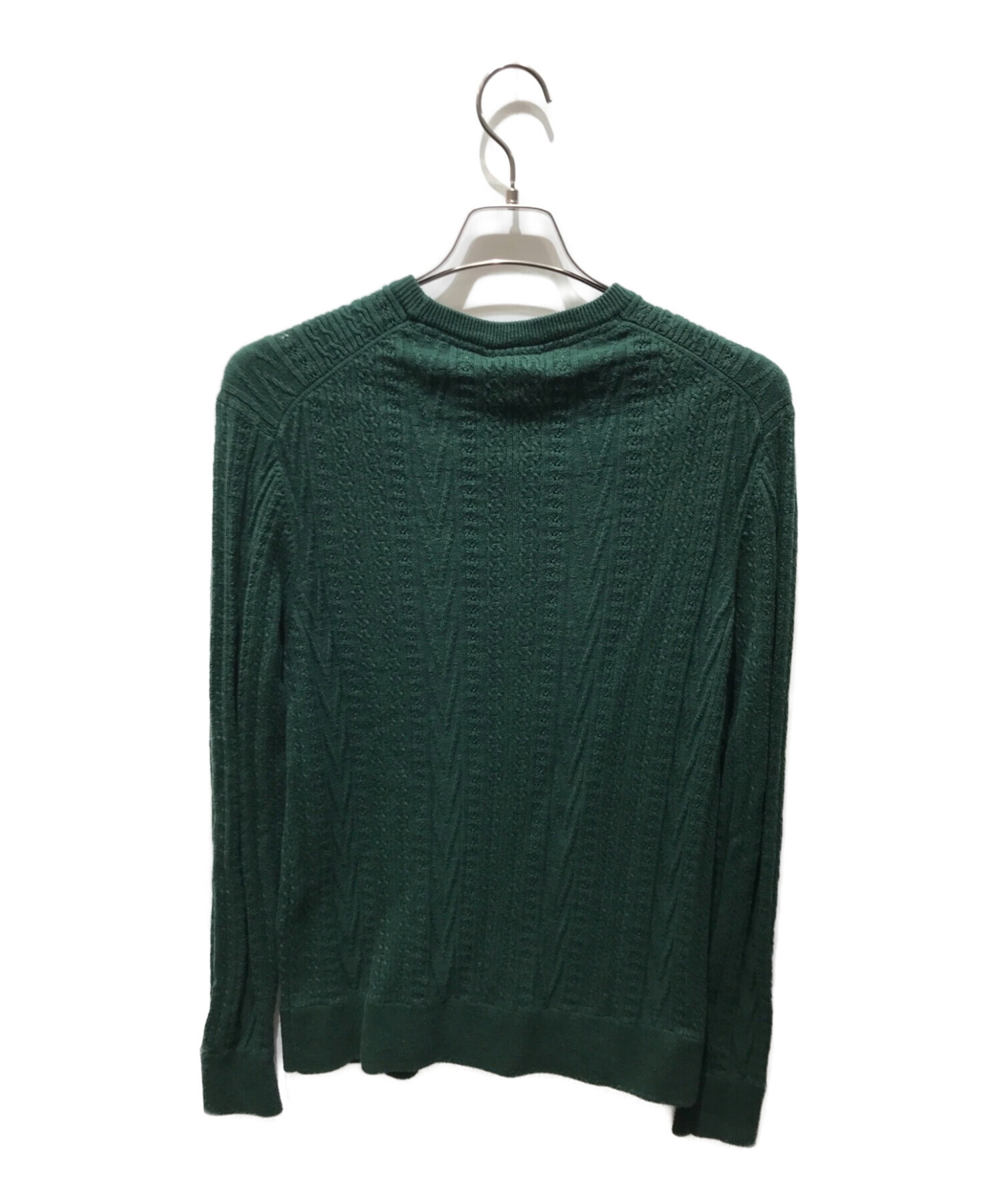 KITH (キス) VINTAGE TILDEN CREWNECK SWEATER　KH2441-106　20AW グリーン サイズ:S