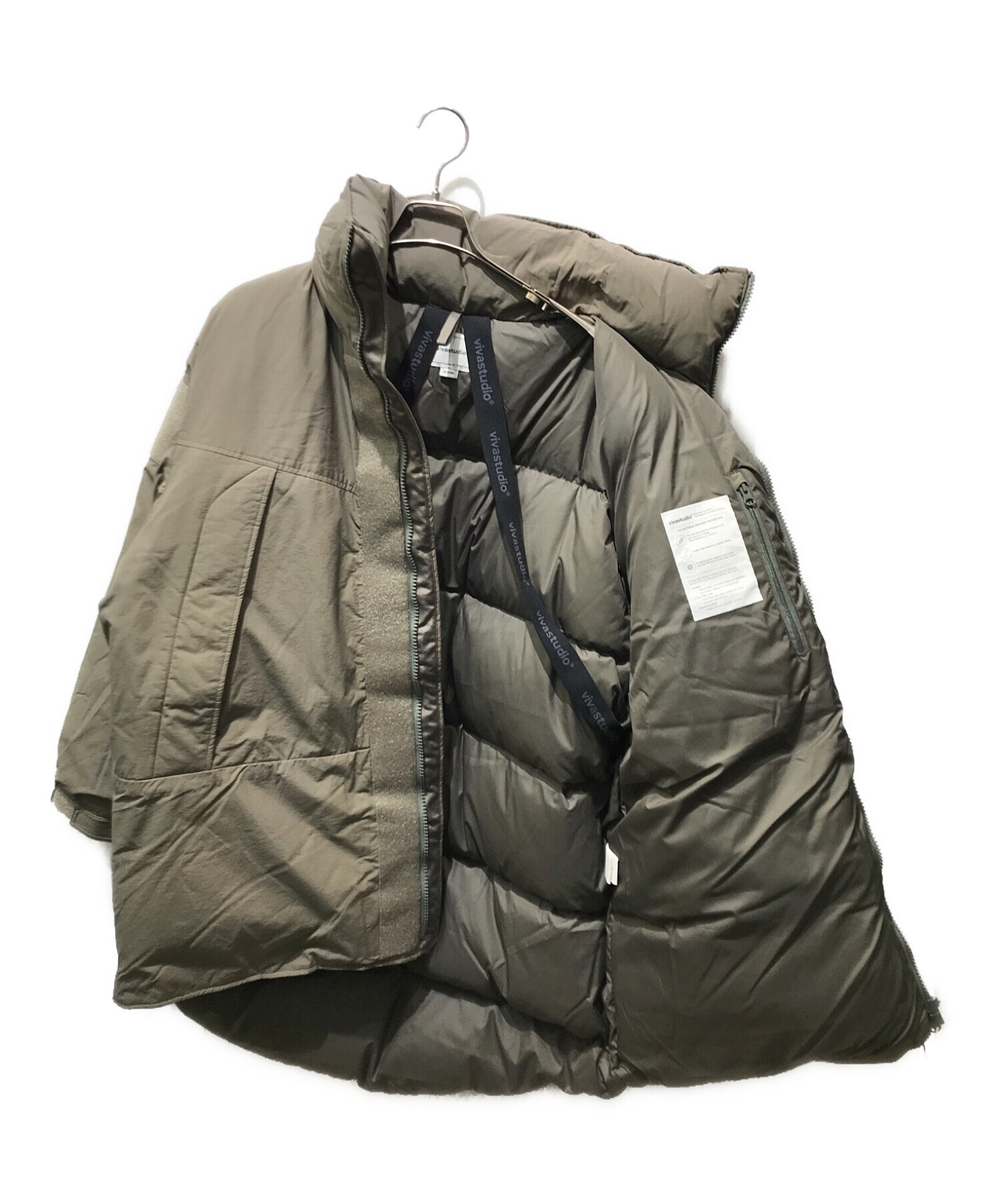 中古・古着通販】vivastudio (ビバスタジオ) GOOSE DOWN MONSTER PARKA カーキ サイズ:M｜ブランド・古着通販  トレファク公式【TREFAC FASHION】スマホサイト