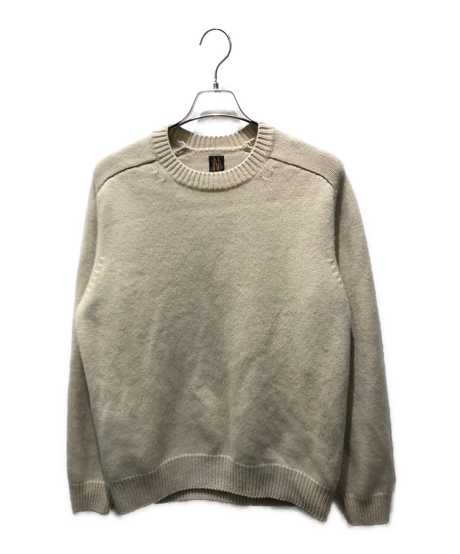 中古・古着通販】BATONER (バトナ―) HEAVY WEIGHT CASHMERE CREW NECK