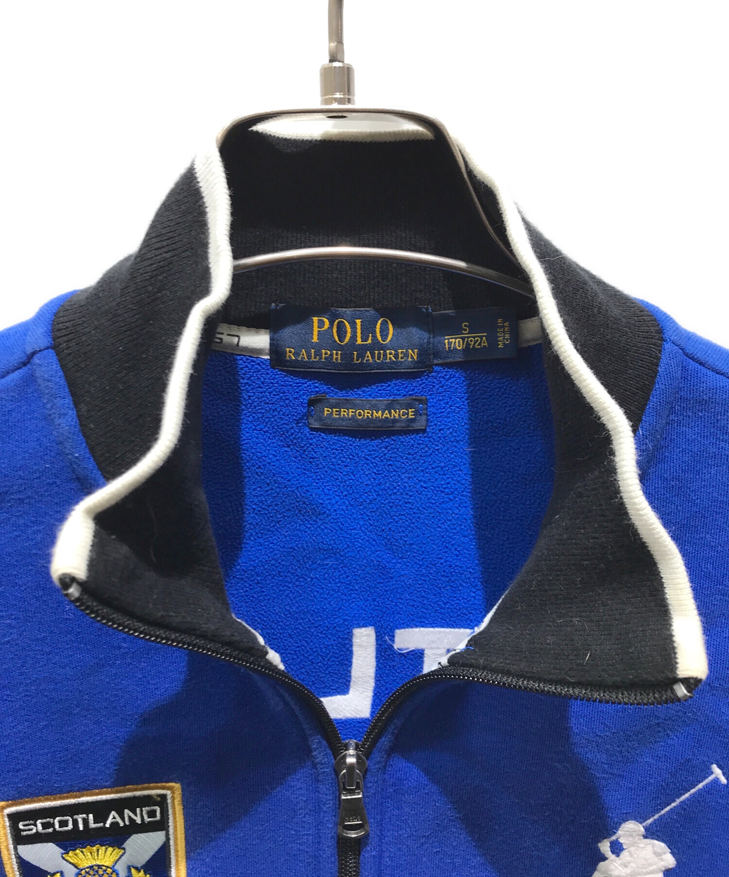 POLO RALPH LAUREN (ポロ・ラルフローレン) ビックポニートラックジャケット ブルー サイズ:S