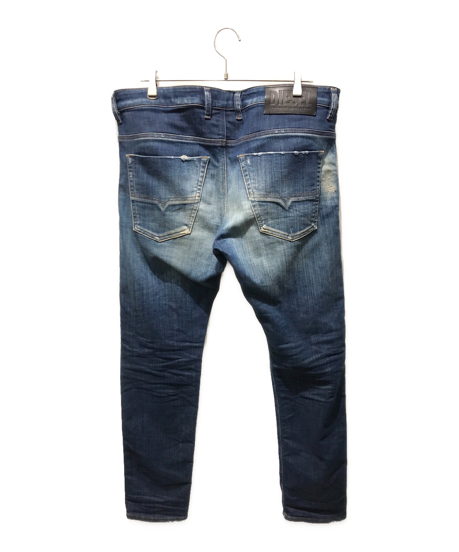 中古・古着通販】DIESEL (ディーゼル) Tapered Krooley Joggjeans 09B52 インディゴ  サイズ:36｜ブランド・古着通販 トレファク公式【TREFAC FASHION】スマホサイト