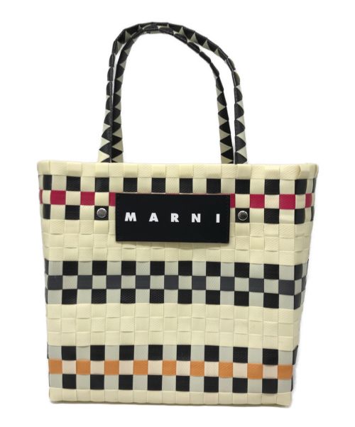 【中古・古着通販】MARNI (マルニ) FLOWER CAFEミニバスケットバッグ ベージュ｜ブランド・古着通販 トレファク公式【TREFAC  FASHION】スマホサイト