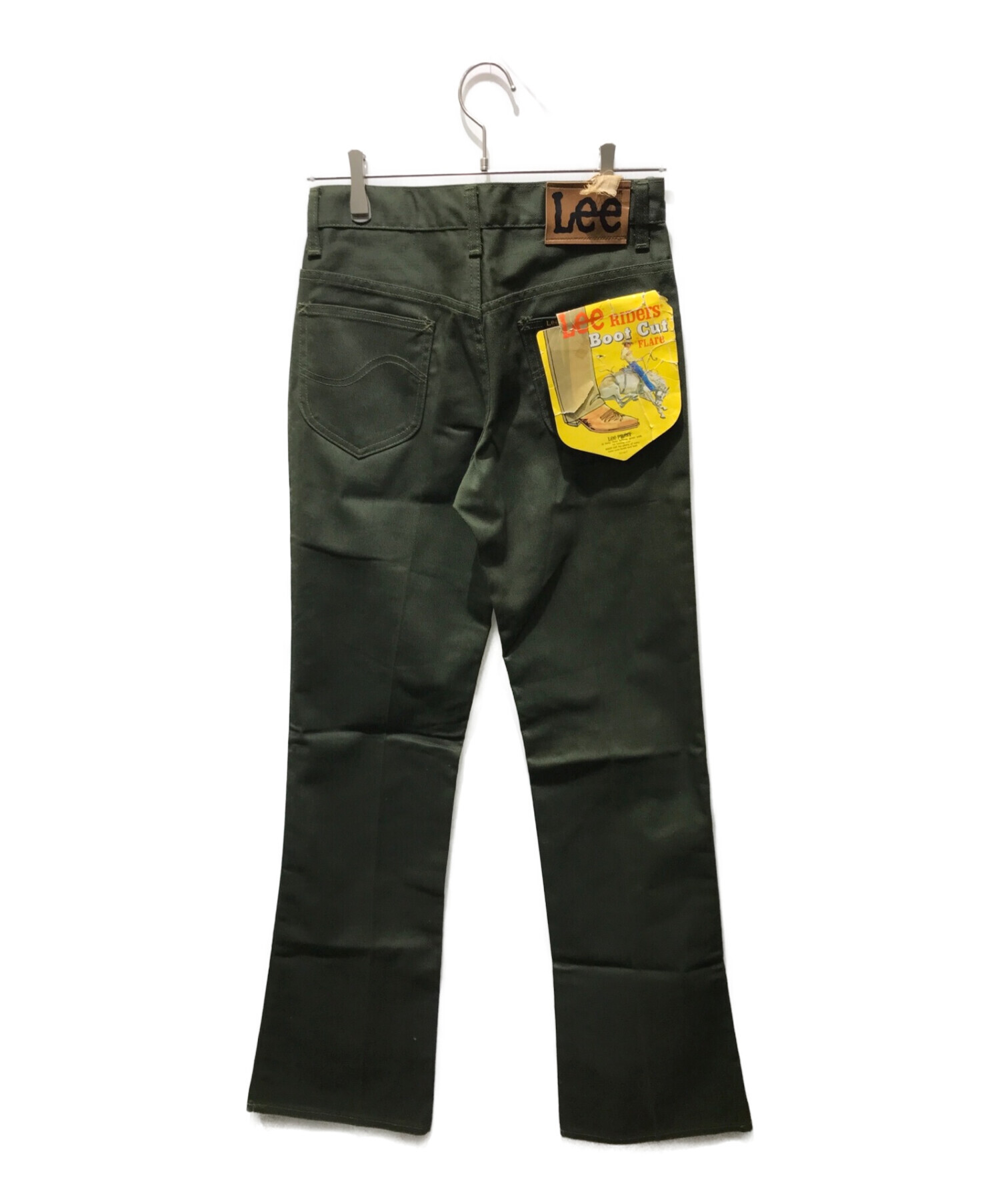 中古・古着通販】LEE (リー) RIDERS BOOT CUT USA製 タグ付 グリーン