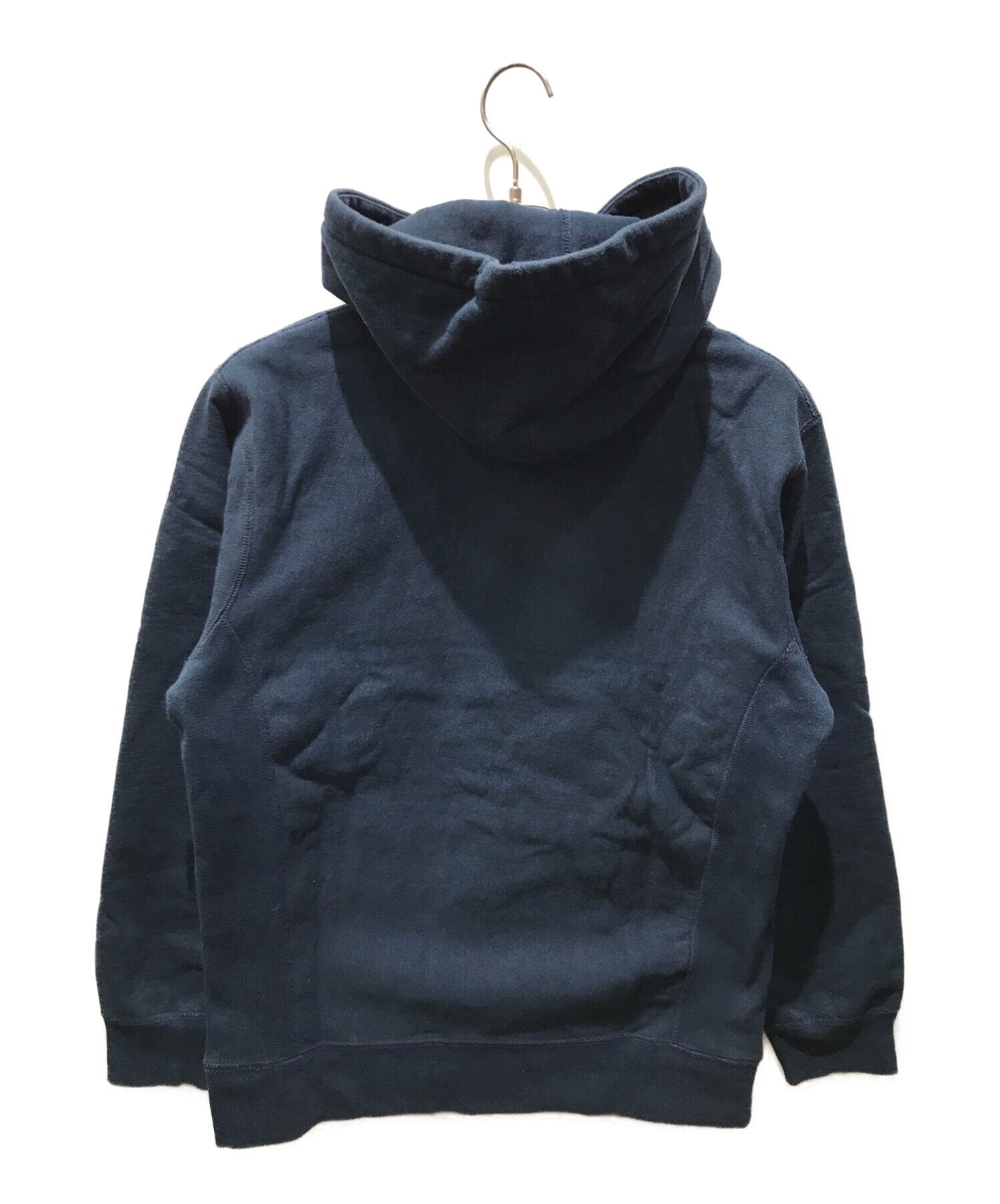 L Supreme $ Hooded Sweatshirt Navy 新品さらにLサイズは希少で