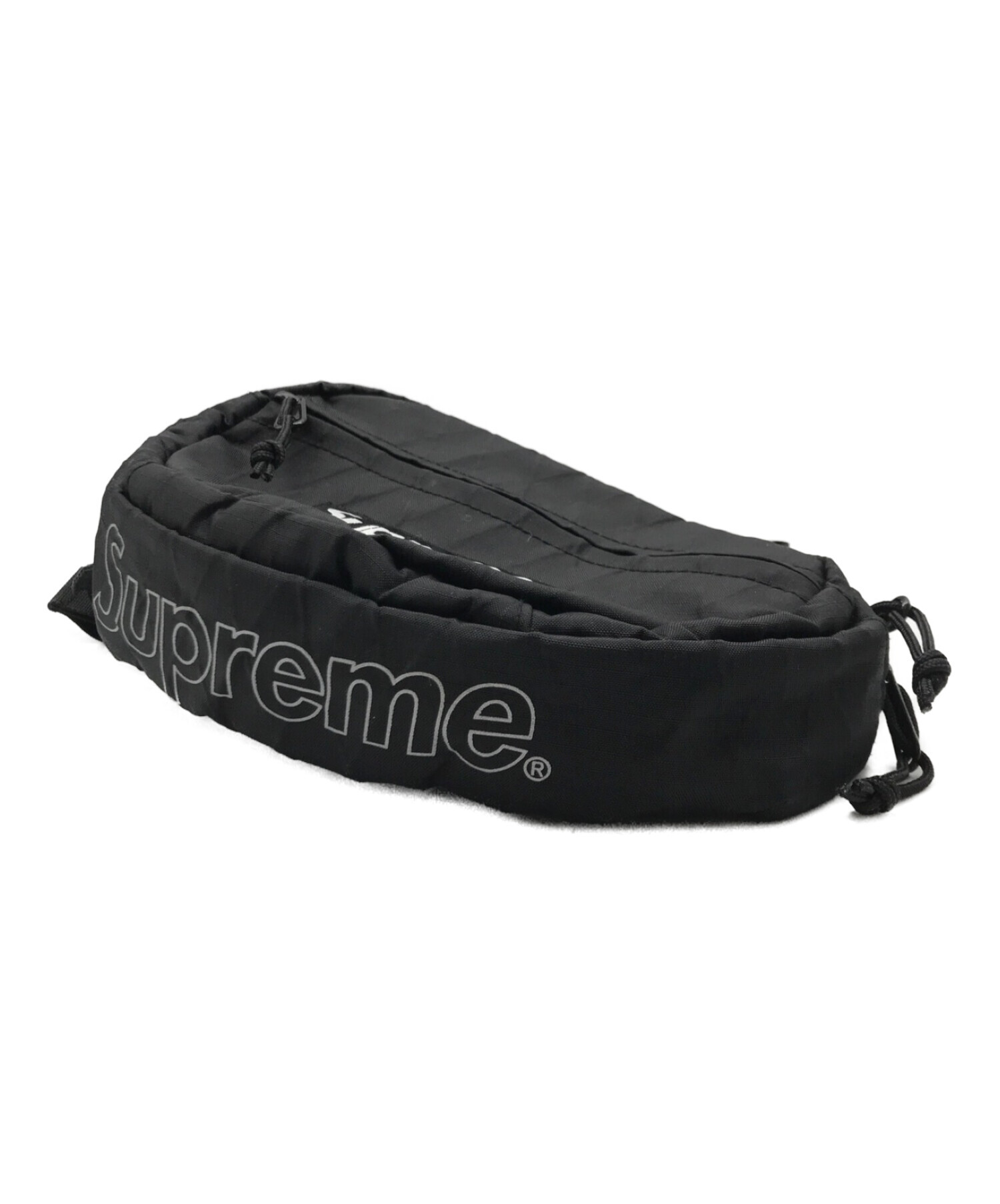 18fw Supreme Waist Bag ブラック