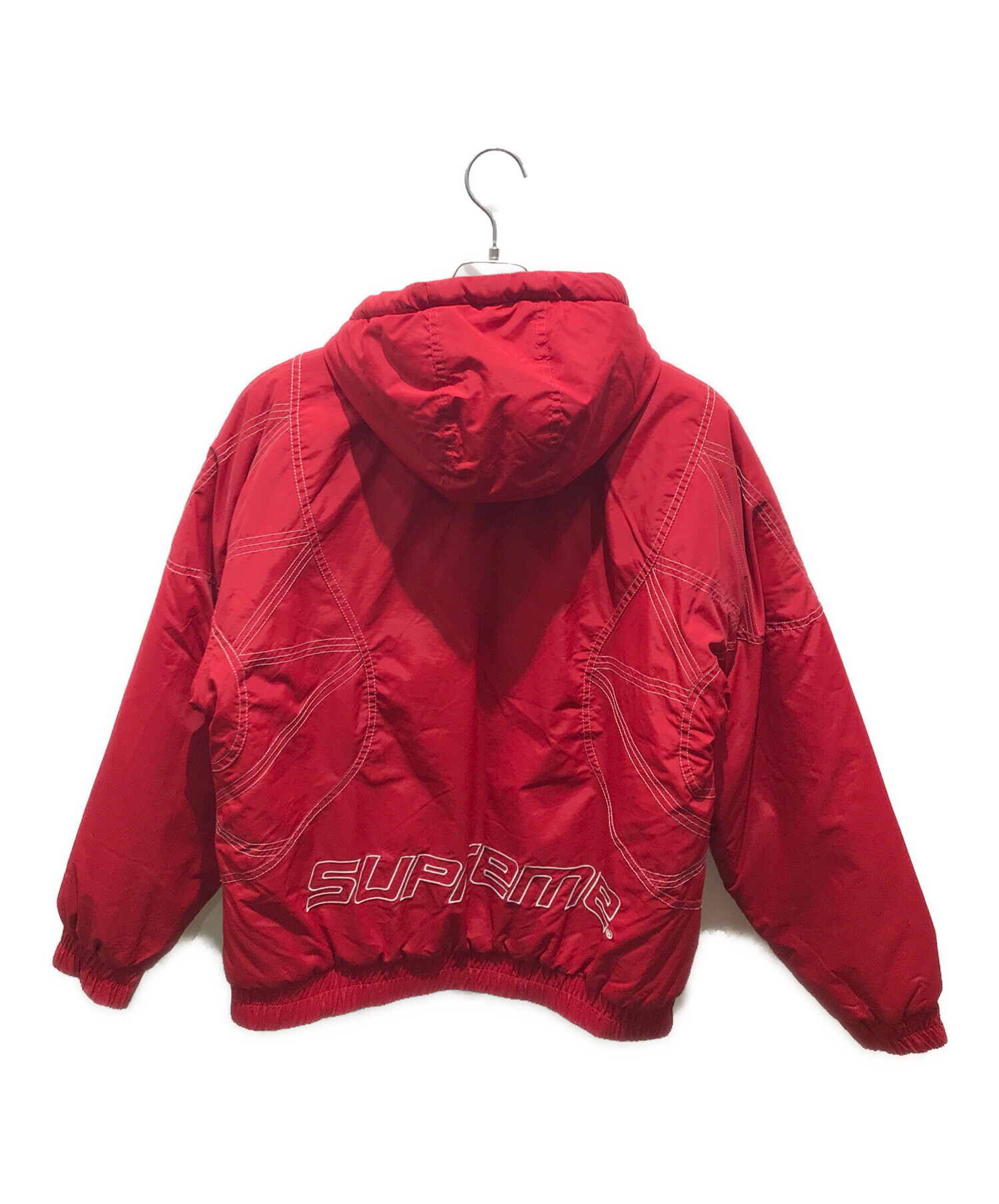 中古・古着通販】SUPREME (シュプリーム) Zig Zag Stitch Puffy Jacket レッド サイズ:S｜ブランド・古着通販  トレファク公式【TREFAC FASHION】スマホサイト