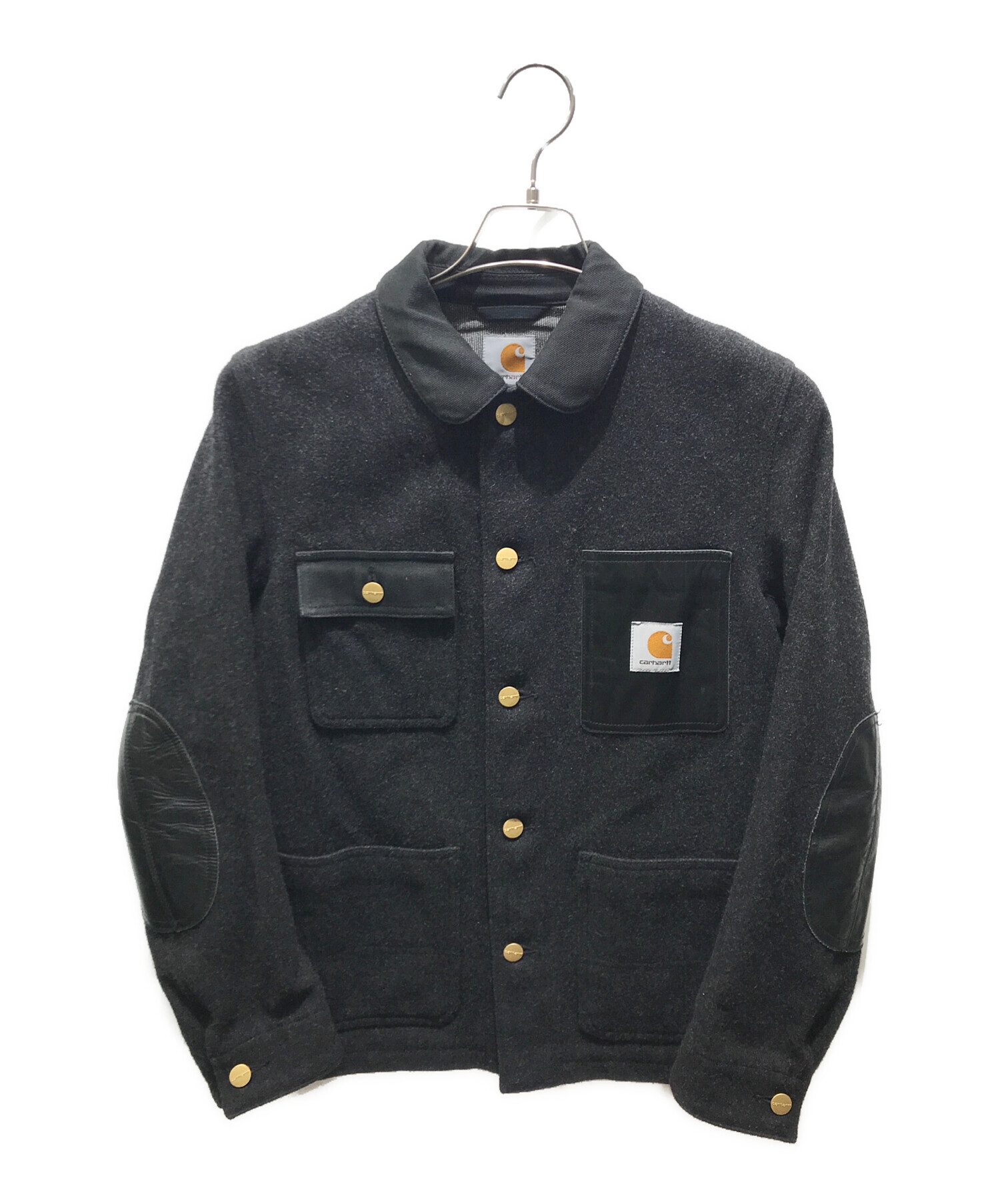 中古・古着通販】CarHartt eYe COMME des GARCONS JUNYAWATANABE MAN (アイ コム デ ギャルソン ジュンヤ  ワタナベ マン) メルトンウールカバーオール WP-J911 ブラック×グレー サイズ:XS｜ブランド・古着通販 トレファク公式【TREFAC  FASHION】スマホサイト