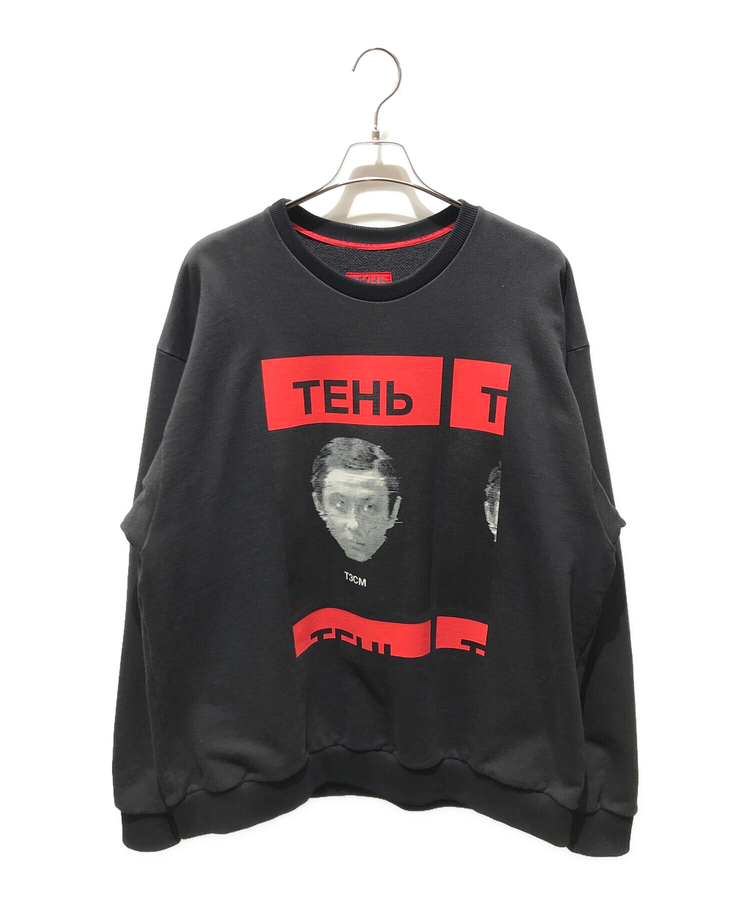 中古・古着通販】TEHb (TEHb) スウェット ブラック サイズ:L｜ブランド