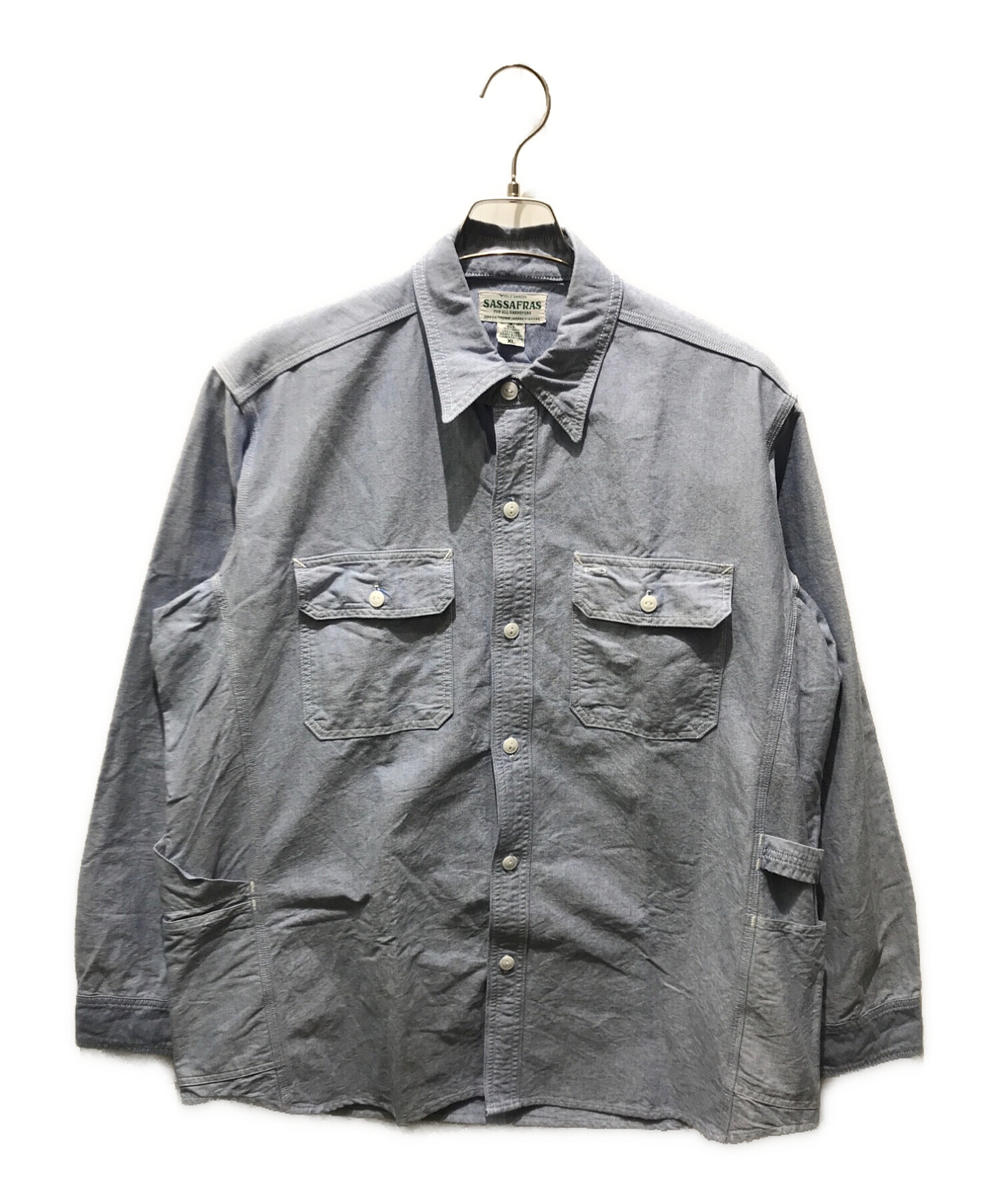 7,380円ササフラス SASSAFRAS  Gardener Shirt XL
