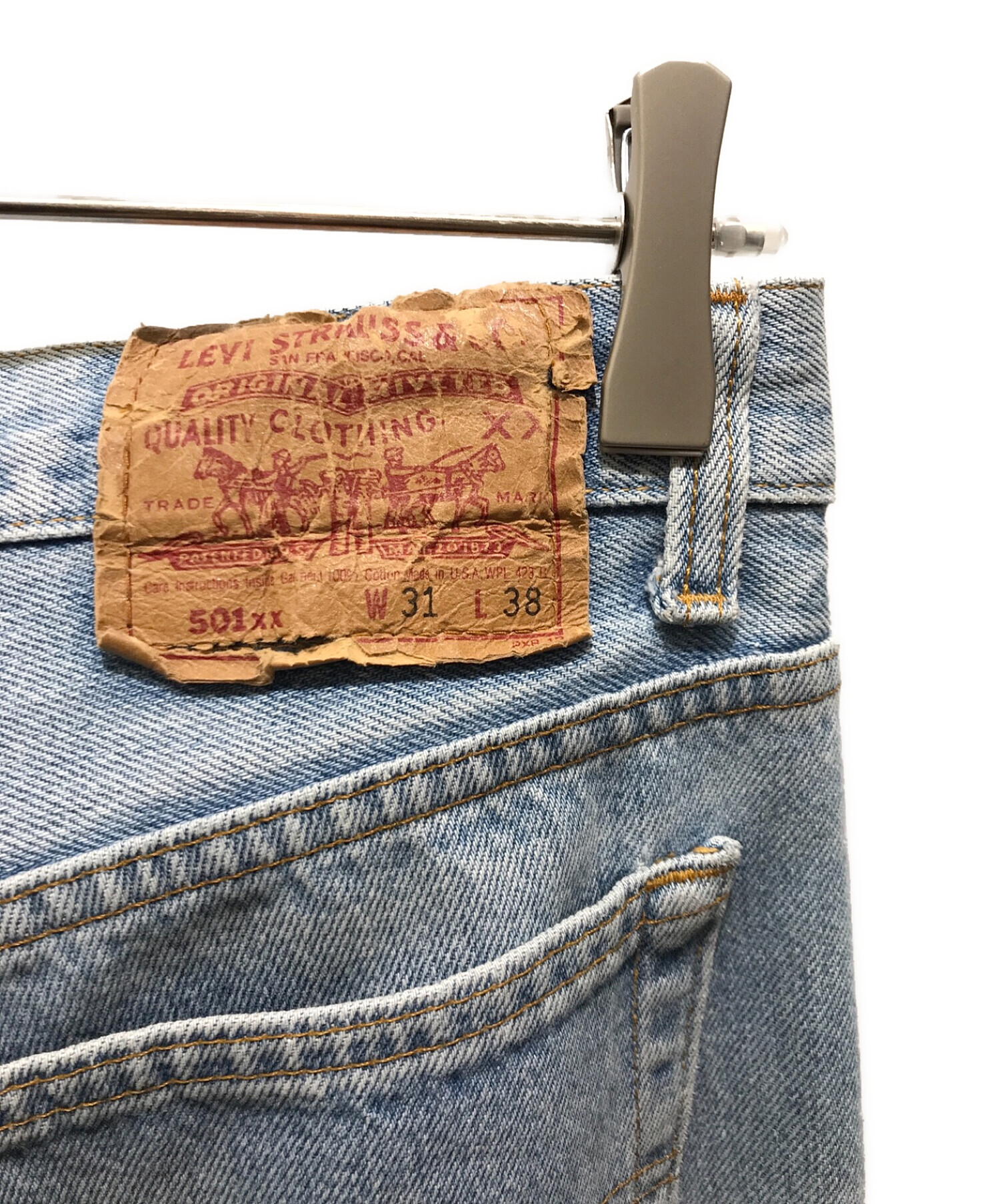 中古・古着通販】LEVI'S (リーバイス) 501XXデニムパンツ USA製 インディゴ サイズ:31｜ブランド・古着通販  トレファク公式【TREFAC FASHION】スマホサイト