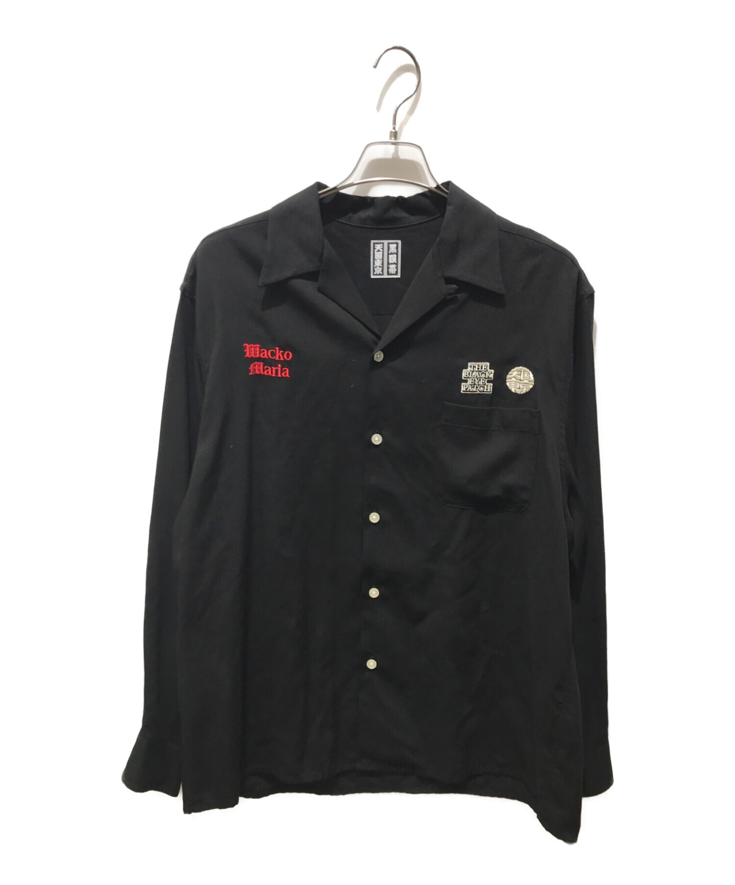 中古・古着通販】BlackEyePatch (ブラックアイパッチ) WACKO MARIA (ワコマリア) 50'S SHIRT L/S(TYPE-1)  ブラック サイズ:L｜ブランド・古着通販 トレファク公式【TREFAC FASHION】スマホサイト