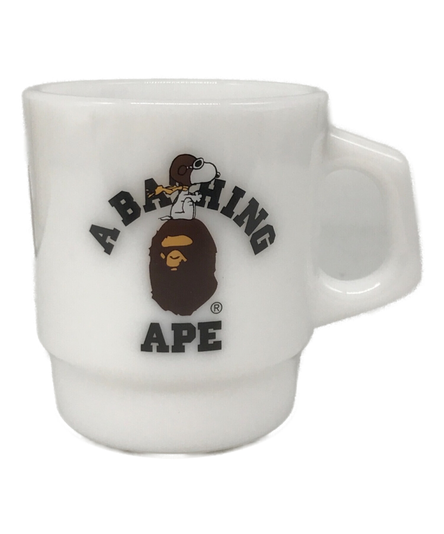 Fire King (ファイヤーキング) A BATHING APE (アベイシングエイプ) マグカップ