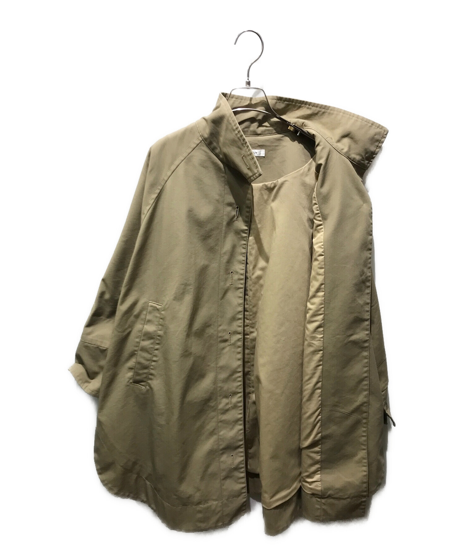 中古・古着通販】moussy (マウジー) MILITARY PONCHO コート ベージュ