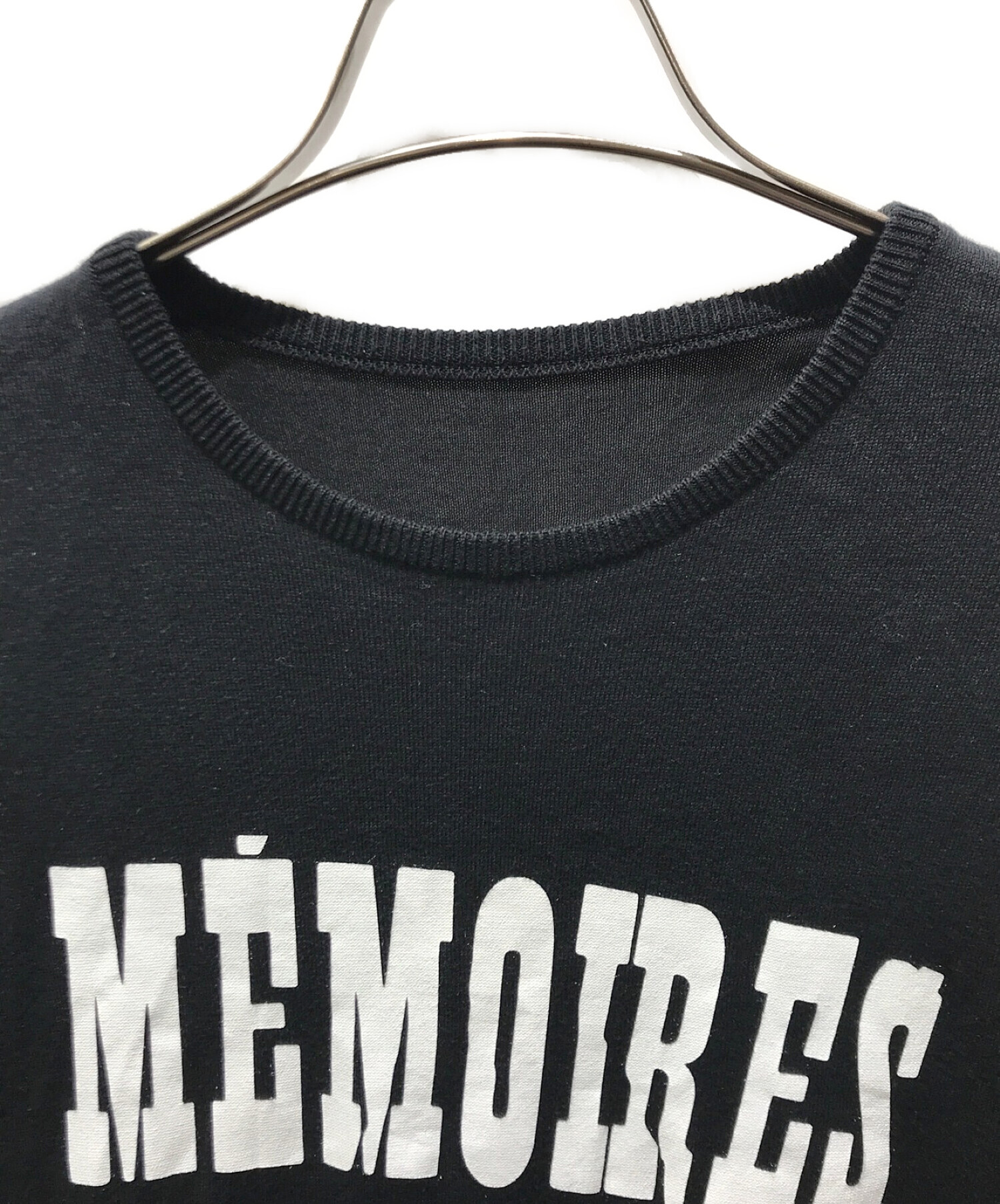 中古・古着通販】uniform experiment FRAGMENT DESIGN (フラグメントデザイン) FRAGMENT : ASGER  JORN : 'MEMOIRES' / CREWNECK KNIT UE210014 ブラック サイズ:1｜ブランド・古着通販  トレファク公式【TREFAC FASHION】スマホサイト