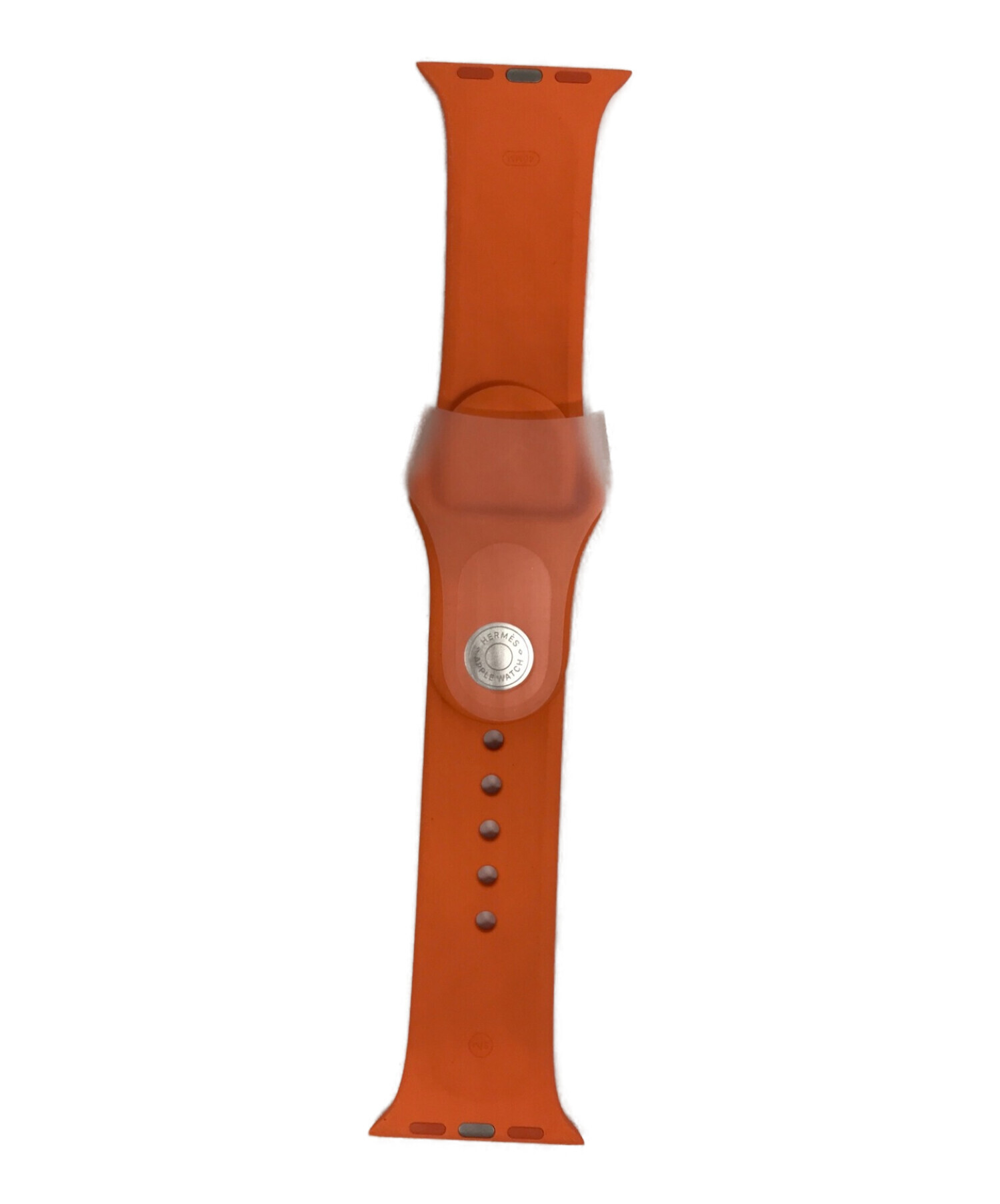 HERMES (エルメス) Apple (アップル) Apple Watch ラバーベルト オレンジ