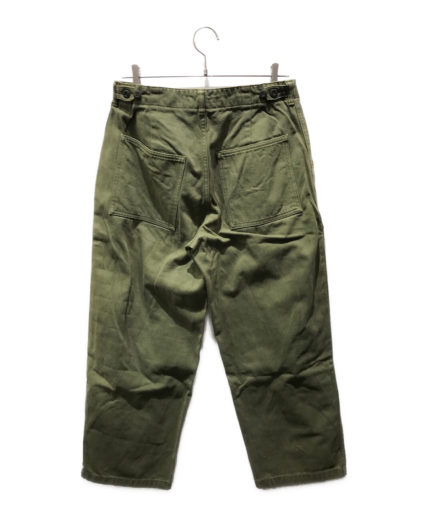 HATSKI (ハツキ) Loose Tapered Utility Trouser　HTK-21002 カーキ サイズ:2