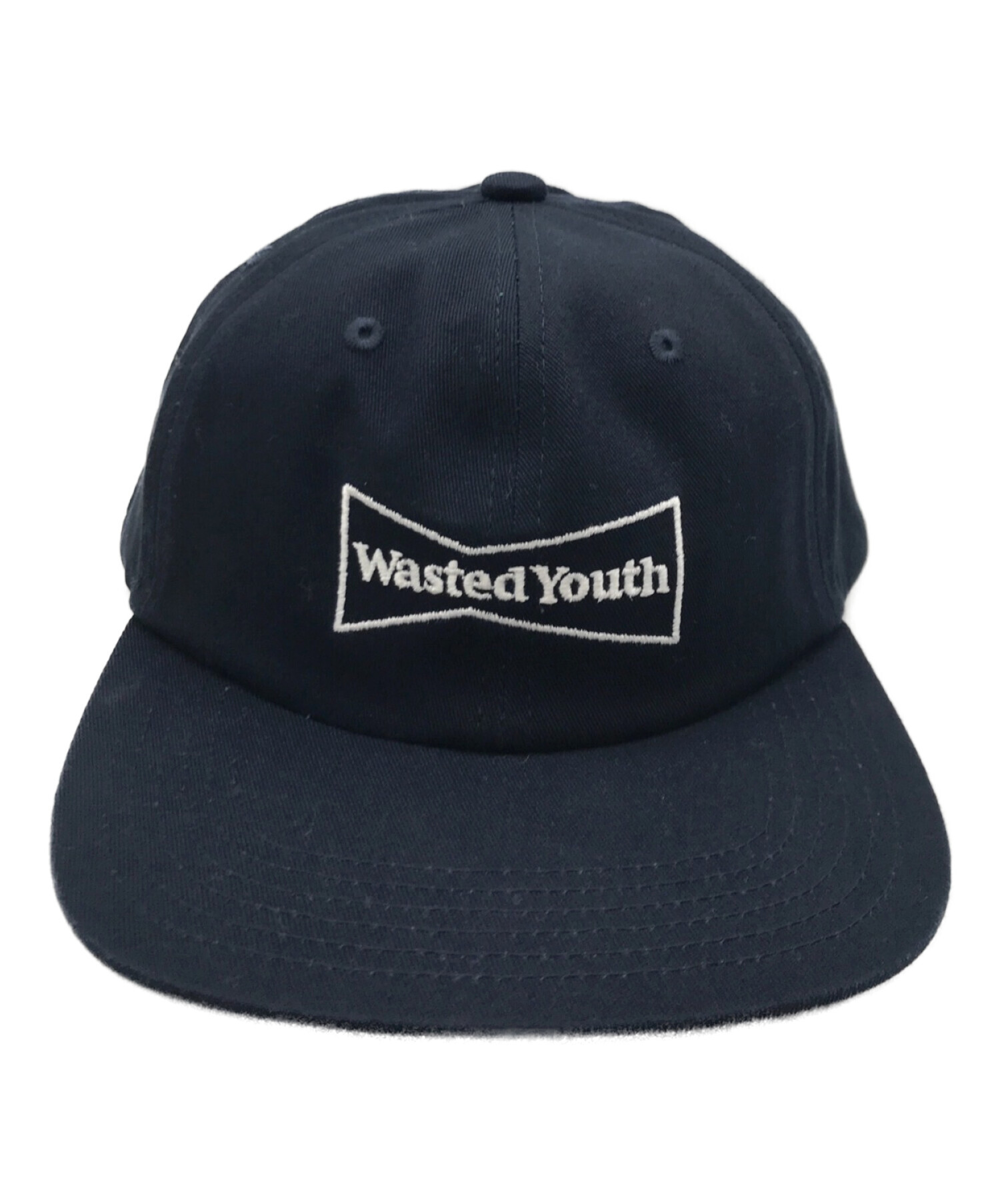 中古・古着通販】WASTED YOUTH (ウエステッド ユース) ロゴキャップ ネイビー｜ブランド・古着通販 トレファク公式【TREFAC  FASHION】スマホサイト