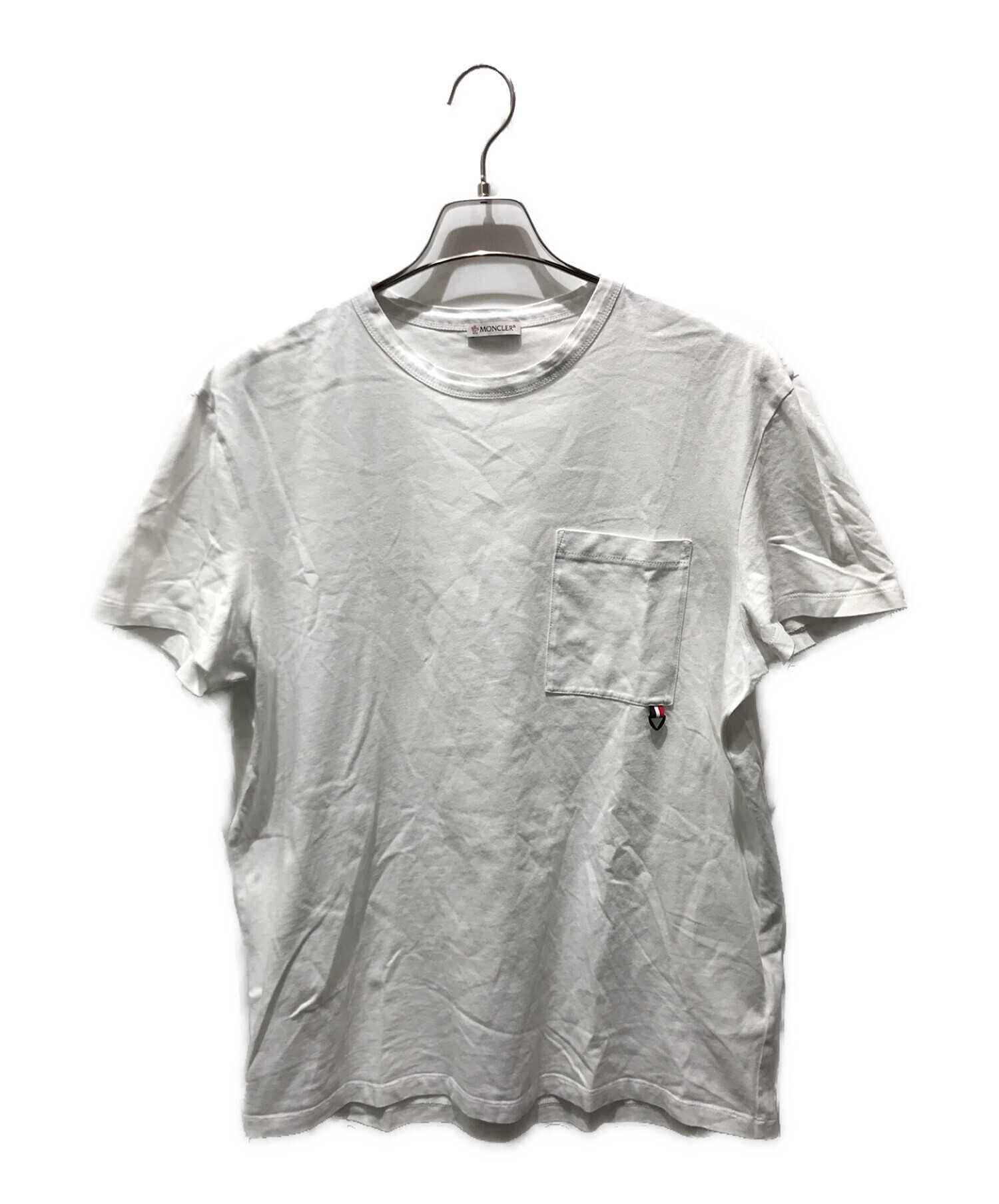 MONCLER (モンクレール) MAGLIA T-SHIRT　E10918040250 ホワイト サイズ:XL