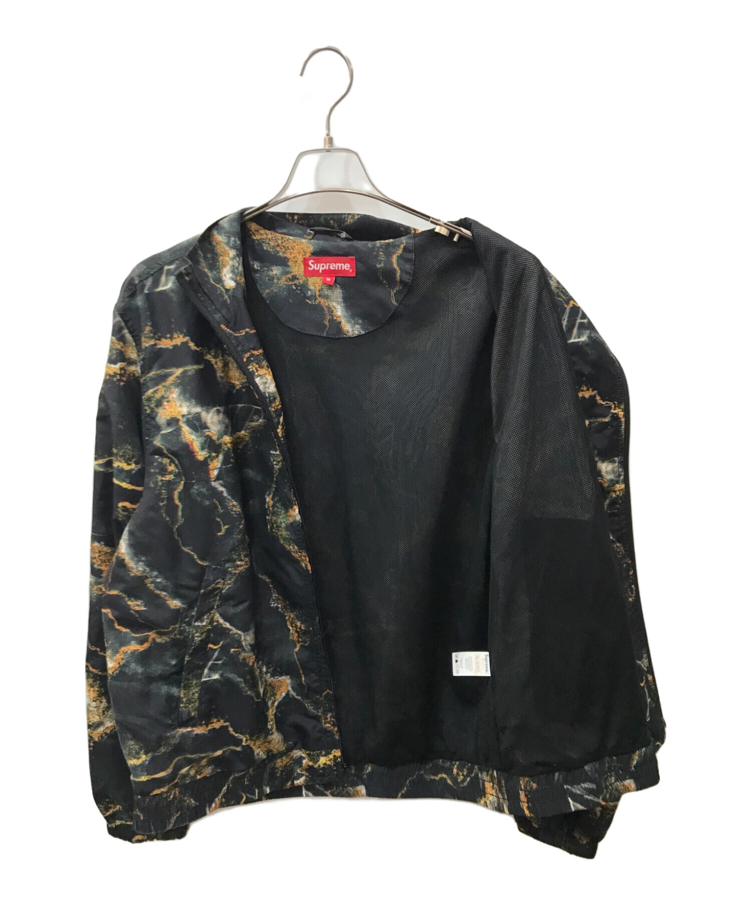 SUPREME (シュプリーム) Marble Track Jacket ブラック サイズ:M