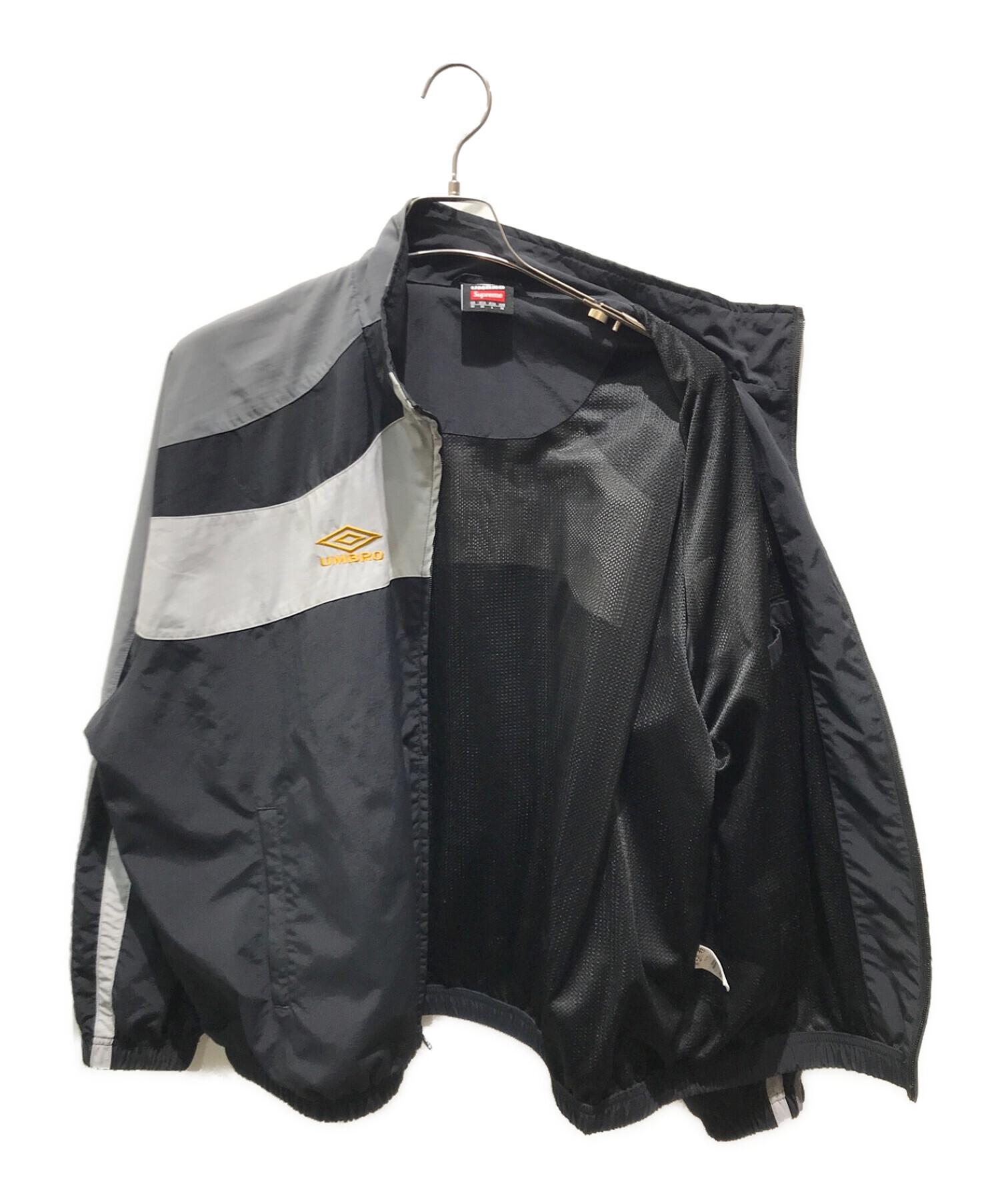 SUPREME (シュプリーム) UMBRO (アンブロ) Track Jacket/トラックジャケット　23SS グレー×ブラック サイズ:M