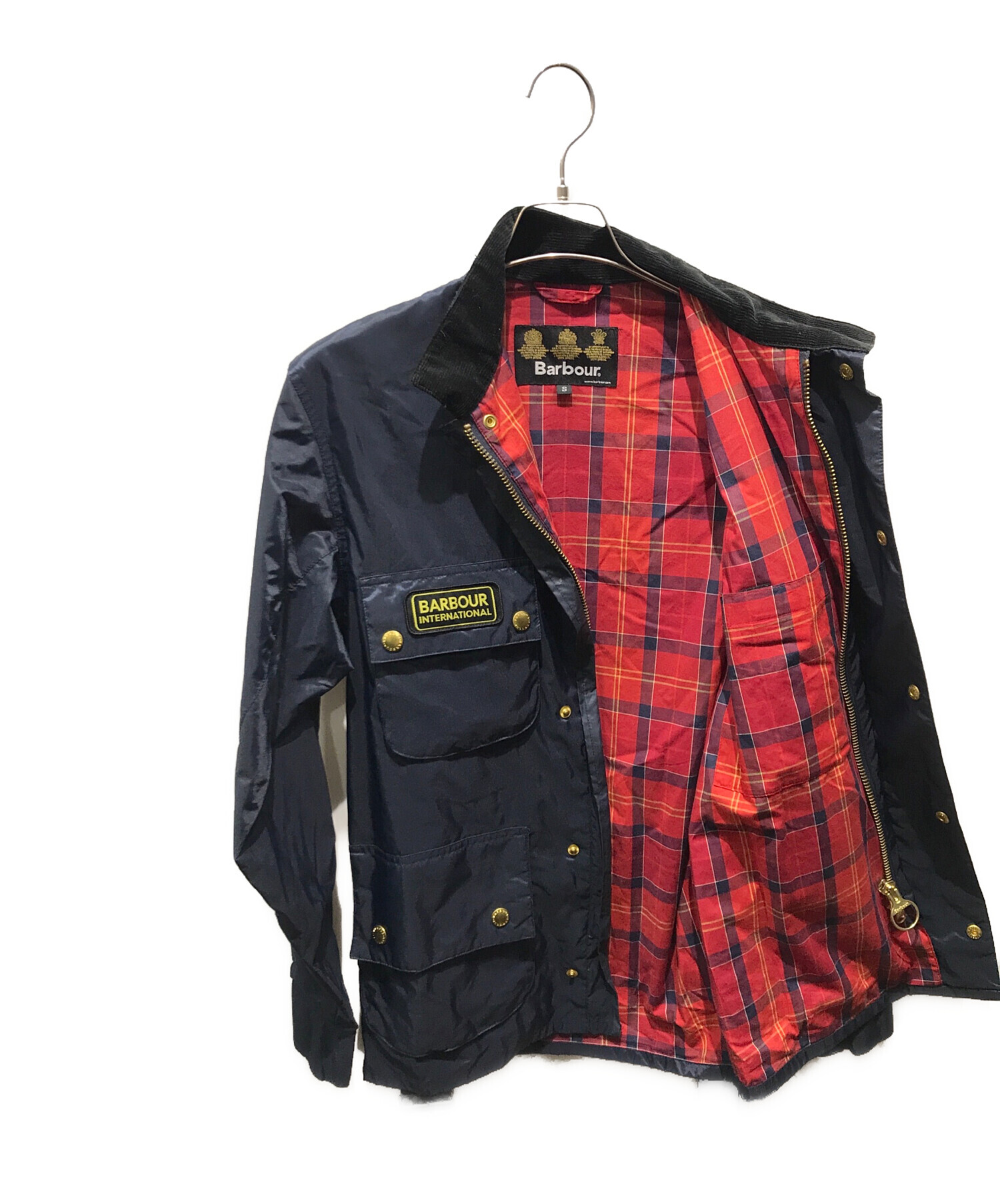 中古・古着通販】Barbour (バブアー) NYLON INTERNATIONAL 1101022 ネイビー サイズ:S｜ブランド・古着通販  トレファク公式【TREFAC FASHION】スマホサイト