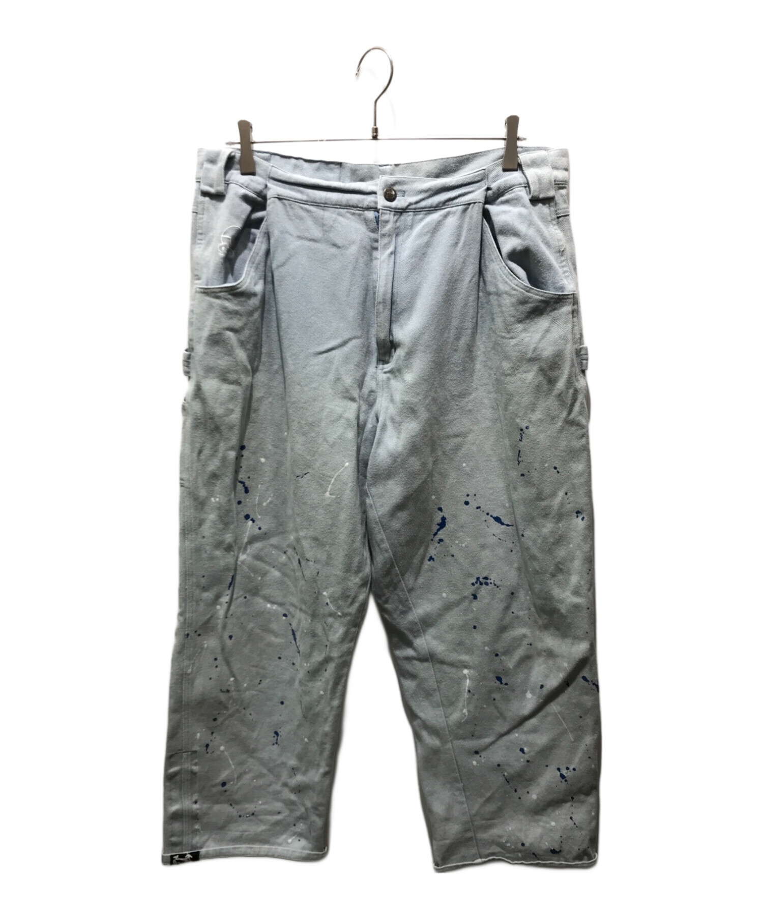 中古・古着通販】9090 (9090) POCHAMA×9090 PAINTER PANTS インディゴ サイズ:XL｜ブランド・古着通販  トレファク公式【TREFAC FASHION】スマホサイト