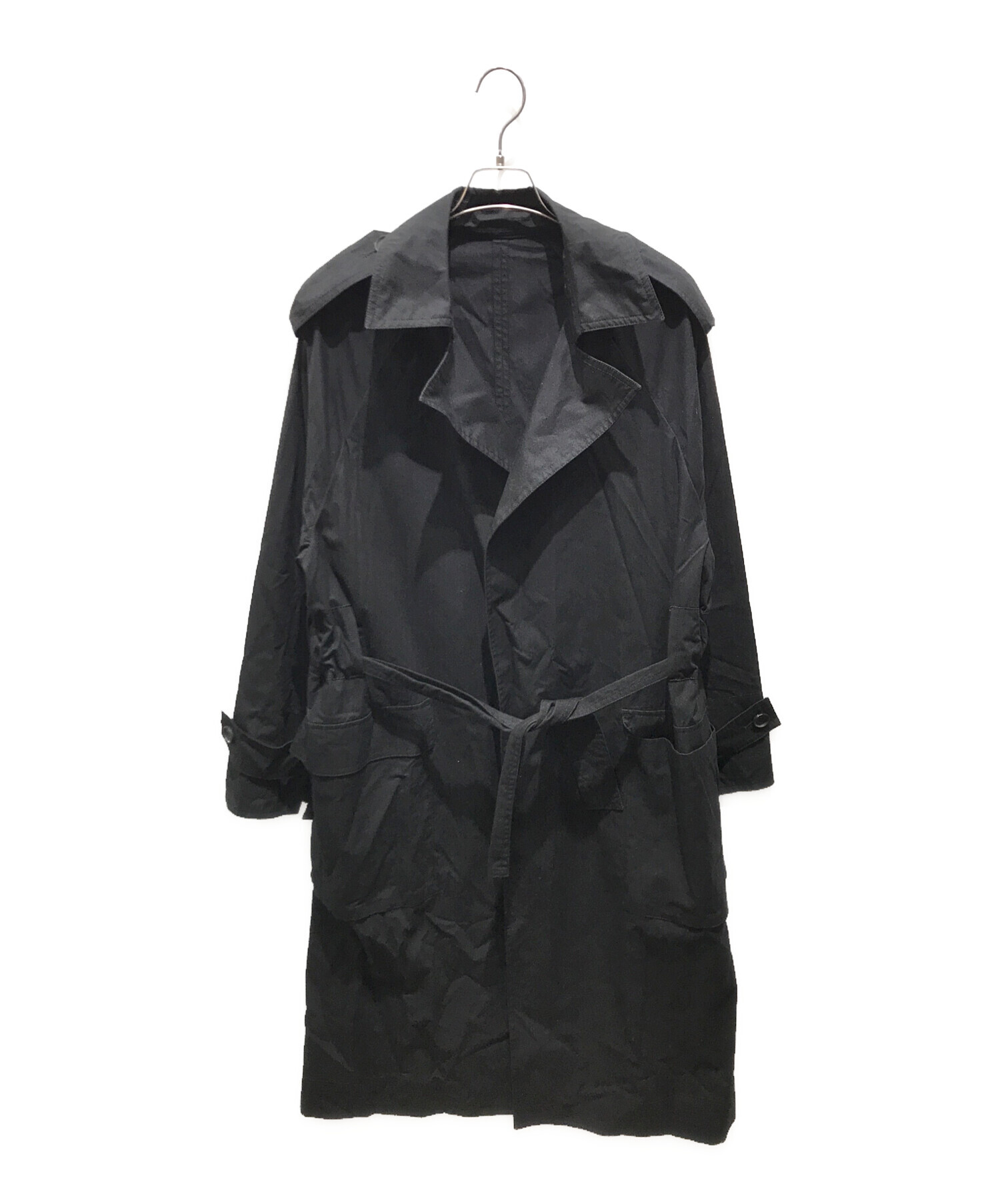 中古・古着通販】POSTELEGANT (ポステレガント) High Count Cotton Coat CO22S0002 ブラック  サイズ:L｜ブランド・古着通販 トレファク公式【TREFAC FASHION】スマホサイト