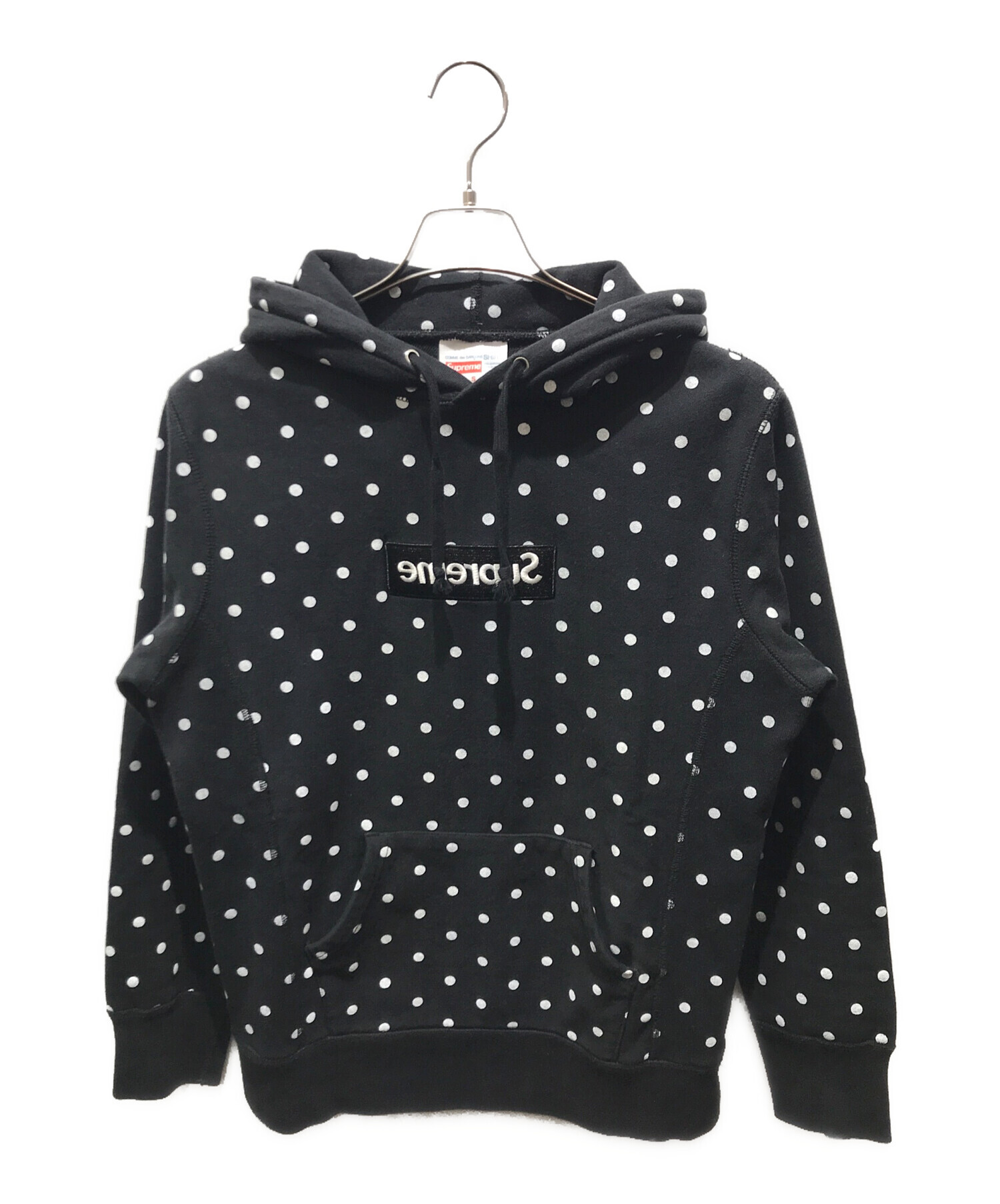 中古・古着通販】SUPREME (シュプリーム) COMME des GARCONS SHIRT (コムデギャルソンシャツ) mirror box  logo pullover 12SS ブラック サイズ:S｜ブランド・古着通販 トレファク公式【TREFAC FASHION】スマホサイト