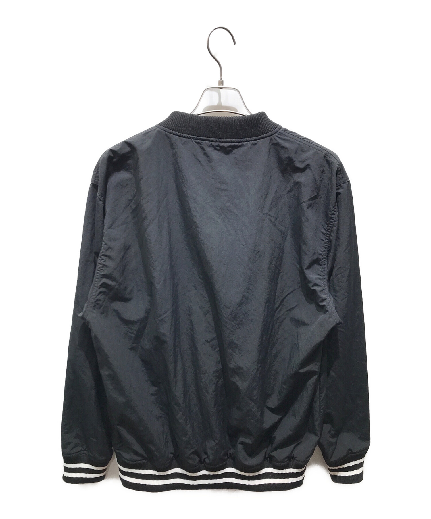 WTAPS (ダブルタップス) PITCH/JACKET/NYLON.TUSSAH.LEAGUE　231BRDT-JKM02　23SS ブラック  サイズ:2