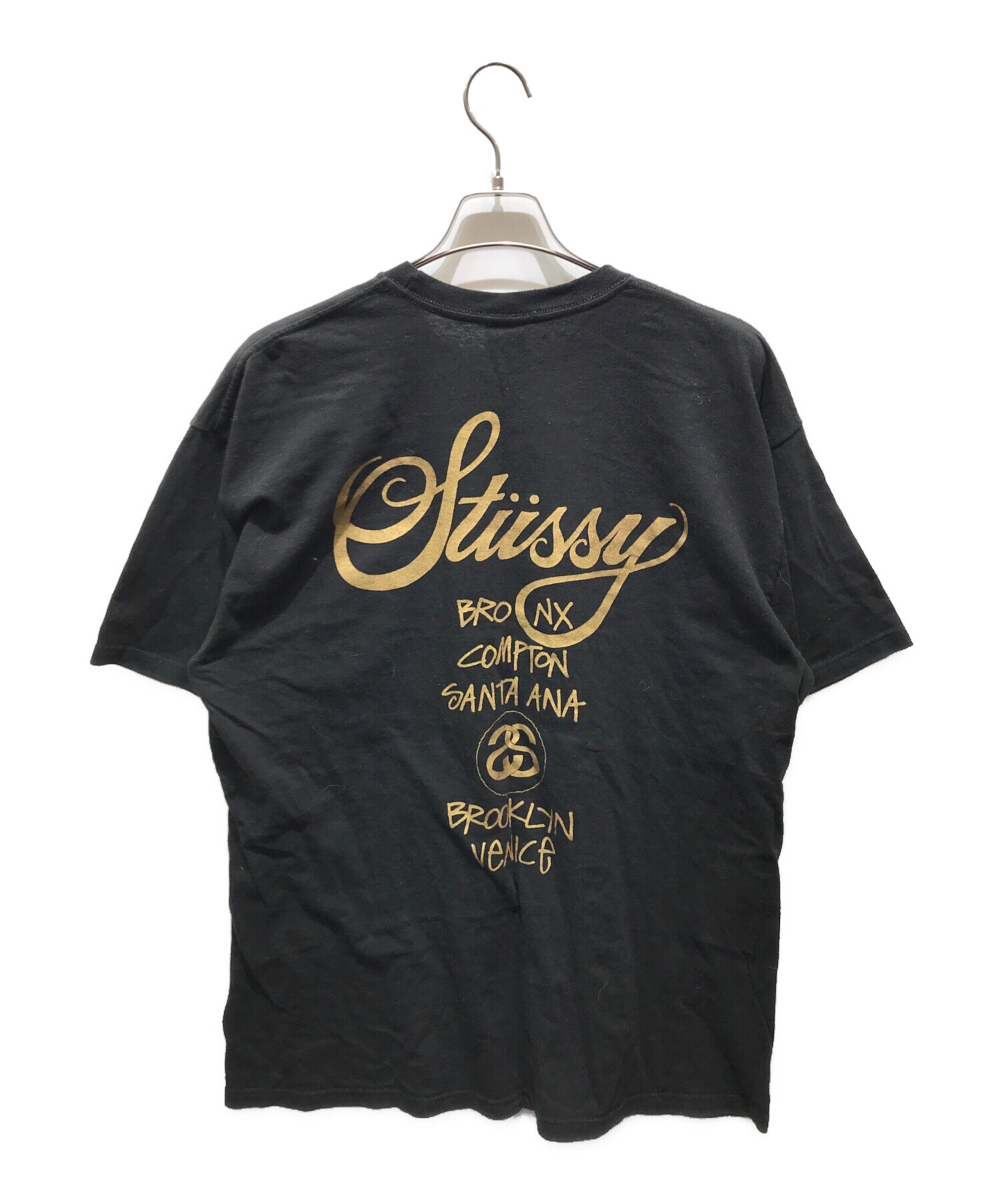 中古・古着通販】stussy (ステューシー) ワールドツアーTシャツ 00s ブラック サイズ:XL｜ブランド・古着通販  トレファク公式【TREFAC FASHION】スマホサイト