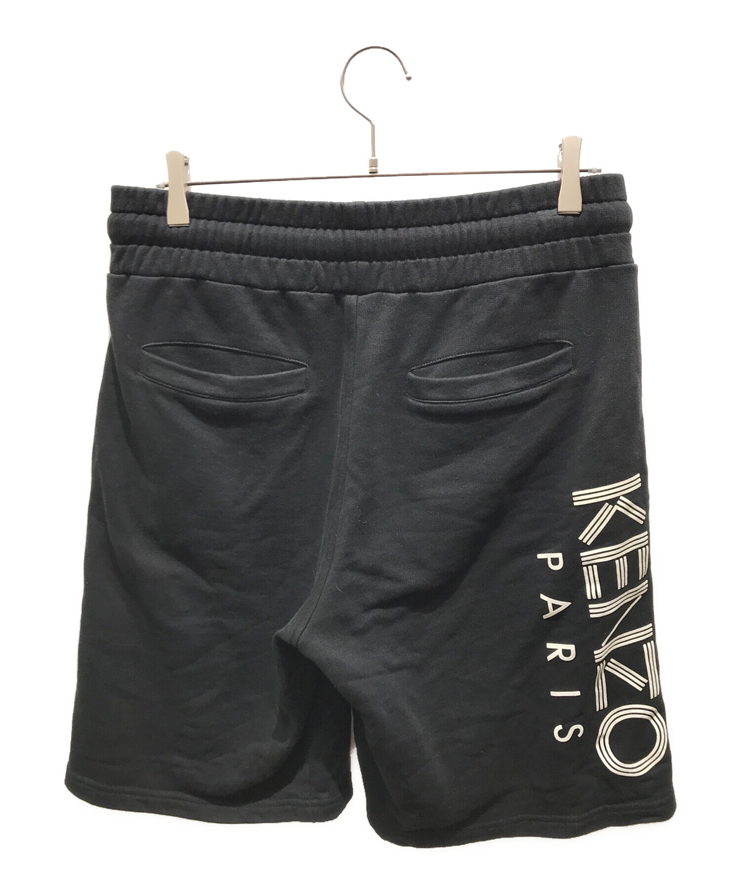 KENZO (ケンゾー) スウェットショートパンツ　F005PA7254MD ブラック サイズ:L