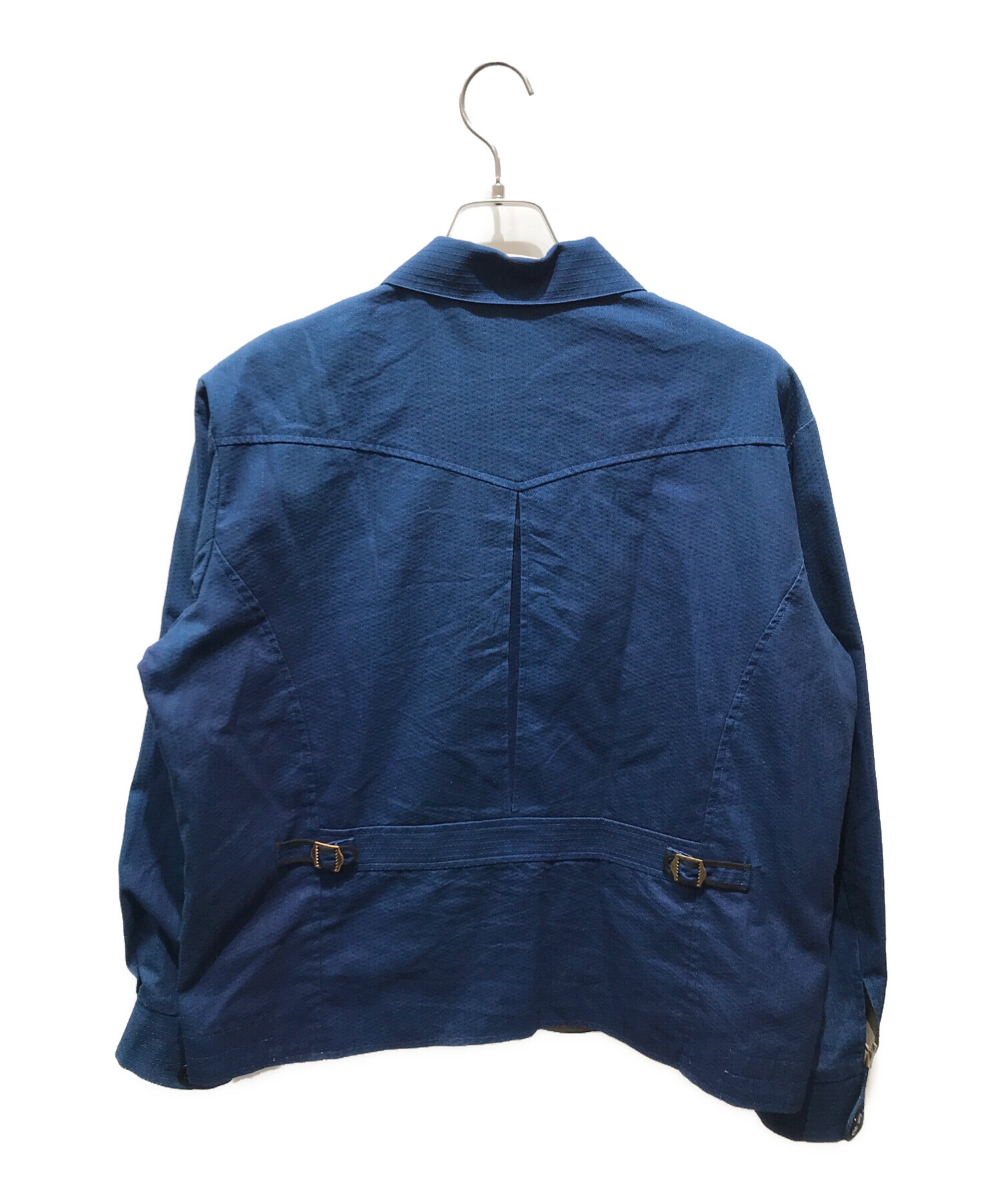 中古・古着通販】Blurred CLOTHING (ブラードクロージング) SASHIKO SPORTS JACKET インディゴ  サイズ:42｜ブランド・古着通販 トレファク公式【TREFAC FASHION】スマホサイト