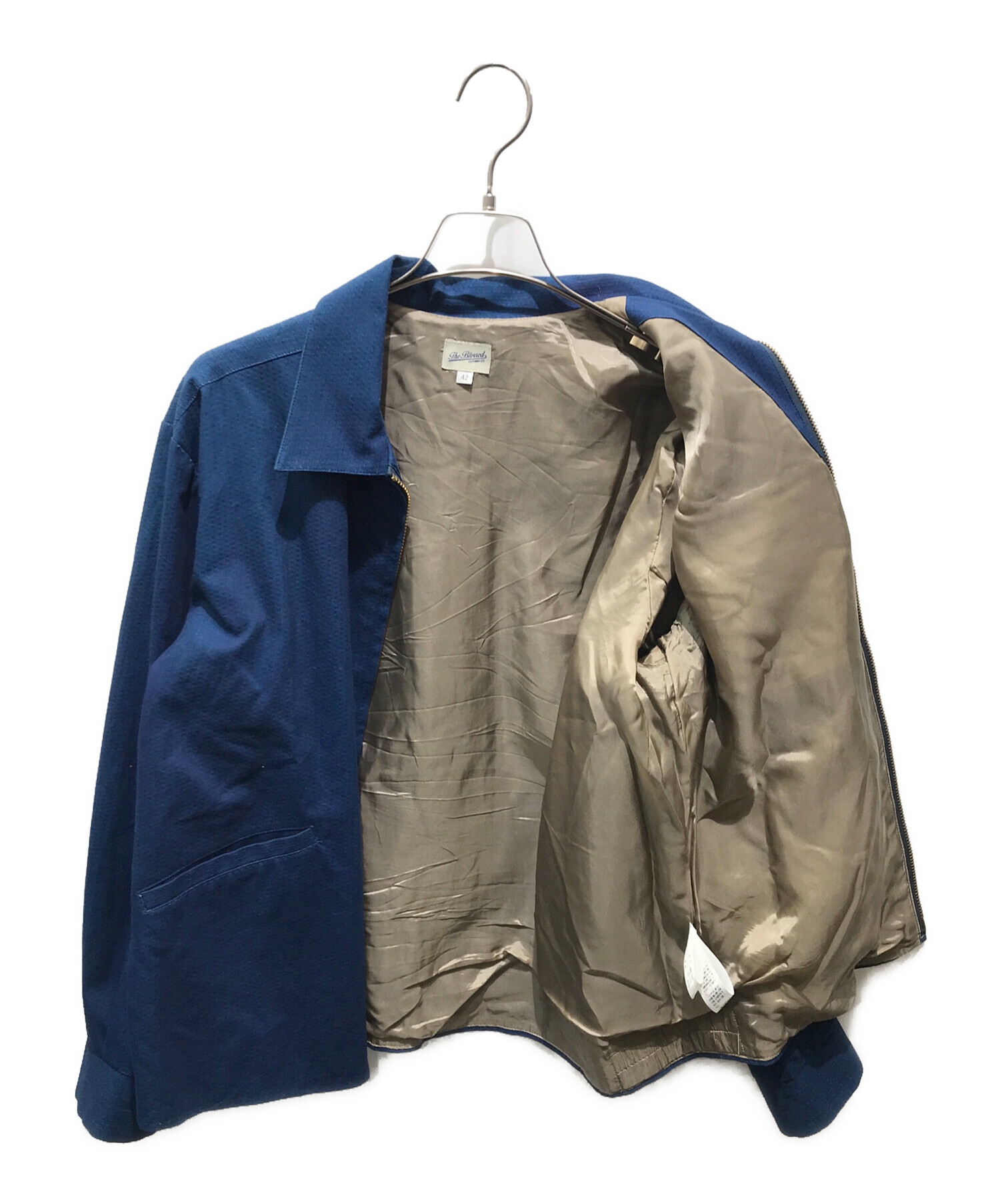 中古・古着通販】Blurred CLOTHING (ブラードクロージング) SASHIKO SPORTS JACKET インディゴ  サイズ:42｜ブランド・古着通販 トレファク公式【TREFAC FASHION】スマホサイト