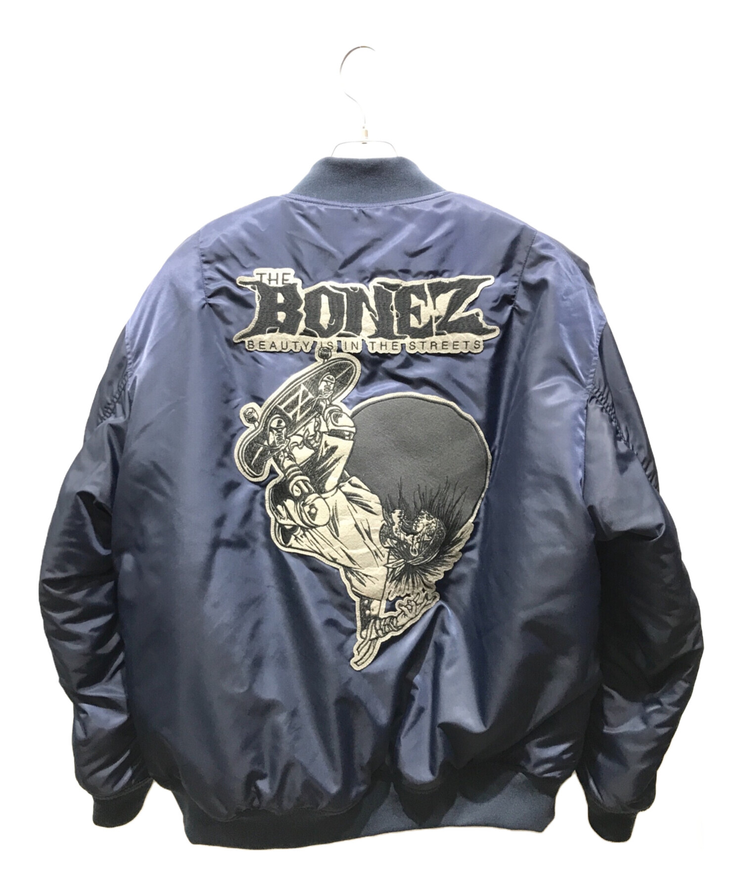 THE BONEZ (ザボーンズ) MA-1 JACKET　 3rd Edition ネイビー サイズ:4