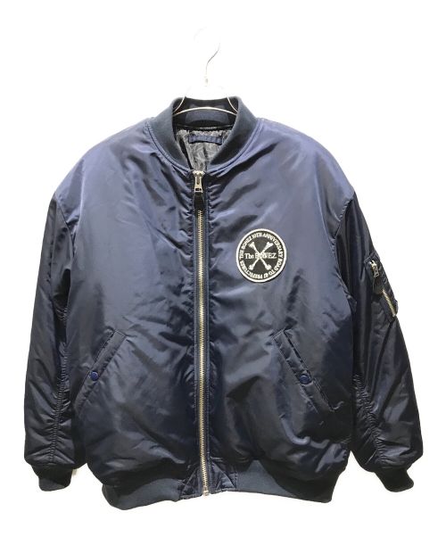 【中古・古着通販】THE BONEZ (ザボーンズ) MA-1 JACKET 3rd Edition ネイビー サイズ:4｜ブランド・古着通販  トレファク公式【TREFAC FASHION】スマホサイト