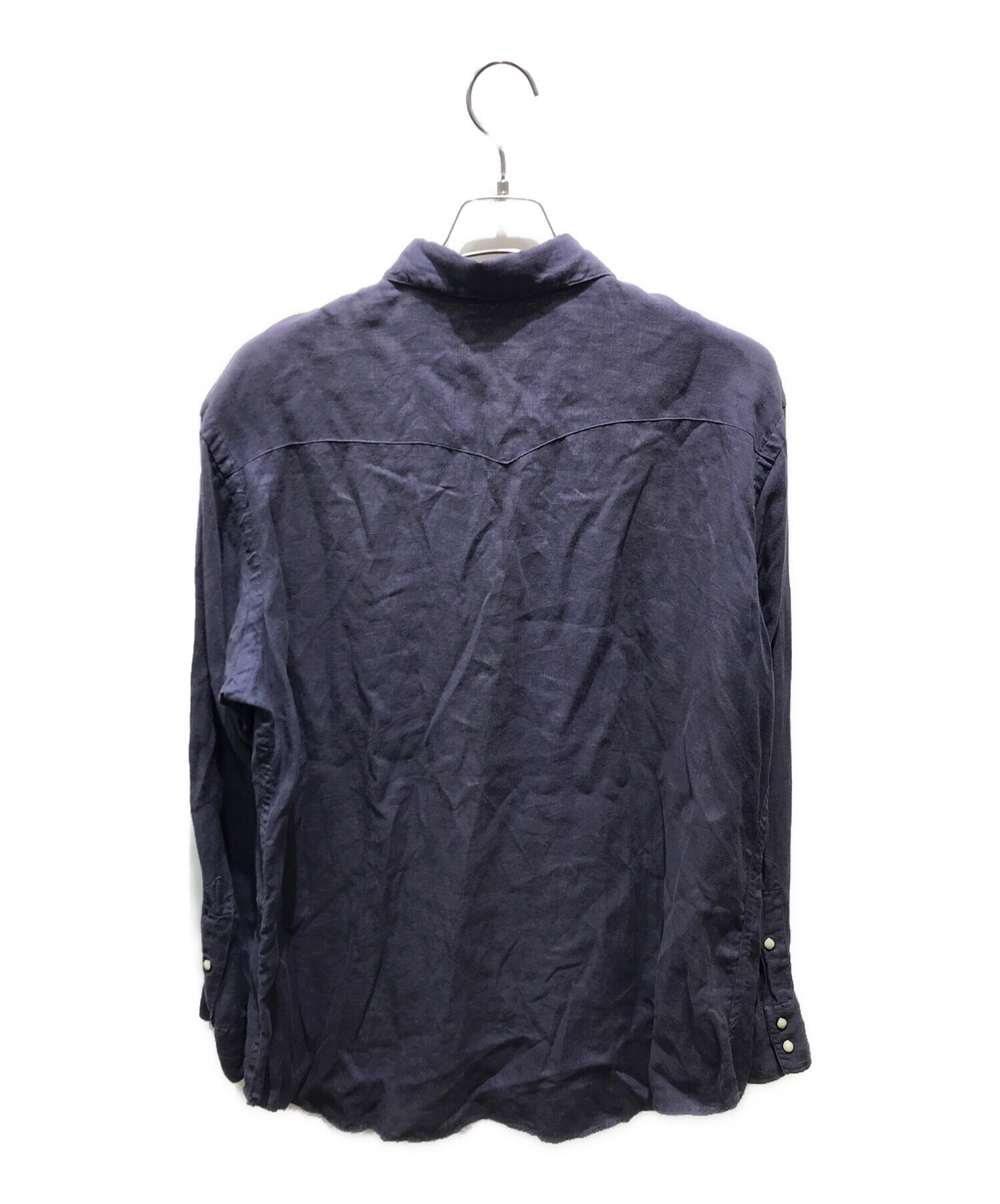 中古・古着通販】POLO RALPH LAUREN (ポロ・ラルフローレン) リネンウエスタンシャツ HS-RL-HM3659 classic  western ネイビー サイズ:XL｜ブランド・古着通販 トレファク公式【TREFAC FASHION】スマホサイト