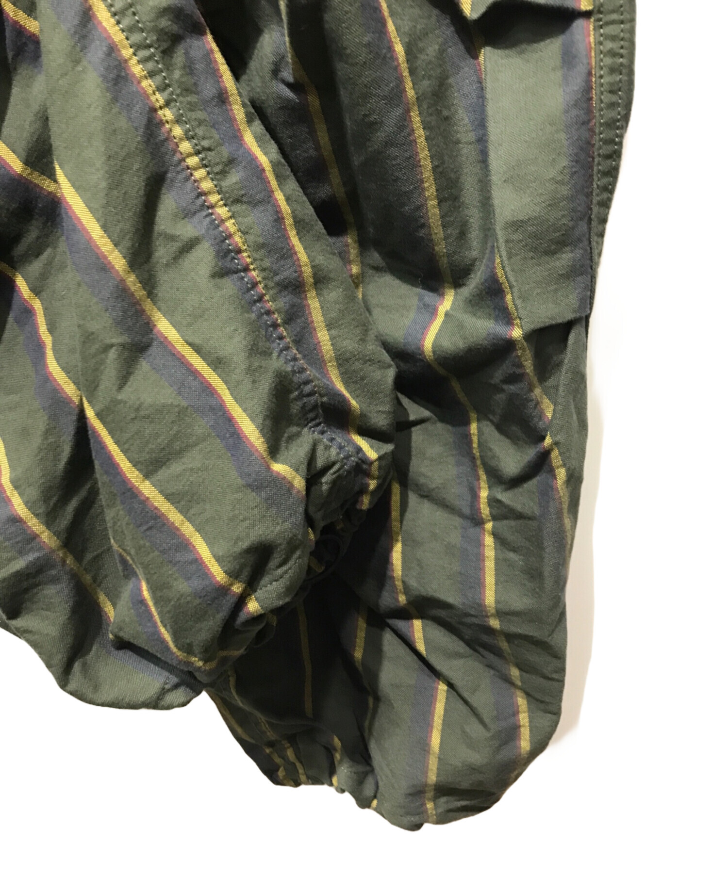 THE NORTHFACE PURPLELABEL (ザ・ノースフェイス パープルレーベル) Regimental Stripe Field  Pants　NT5250N グリーン サイズ:36